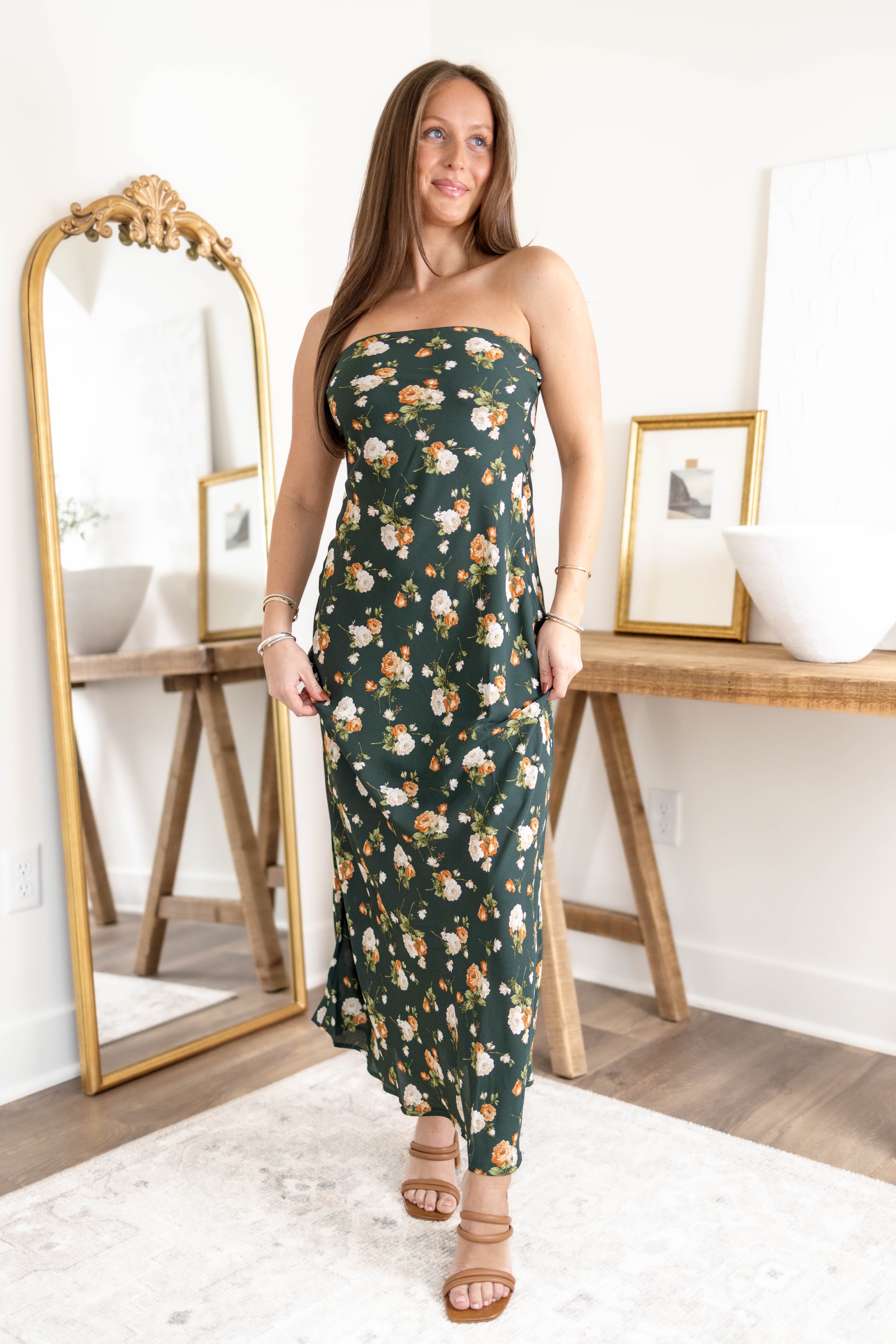Blossom Satin Dress