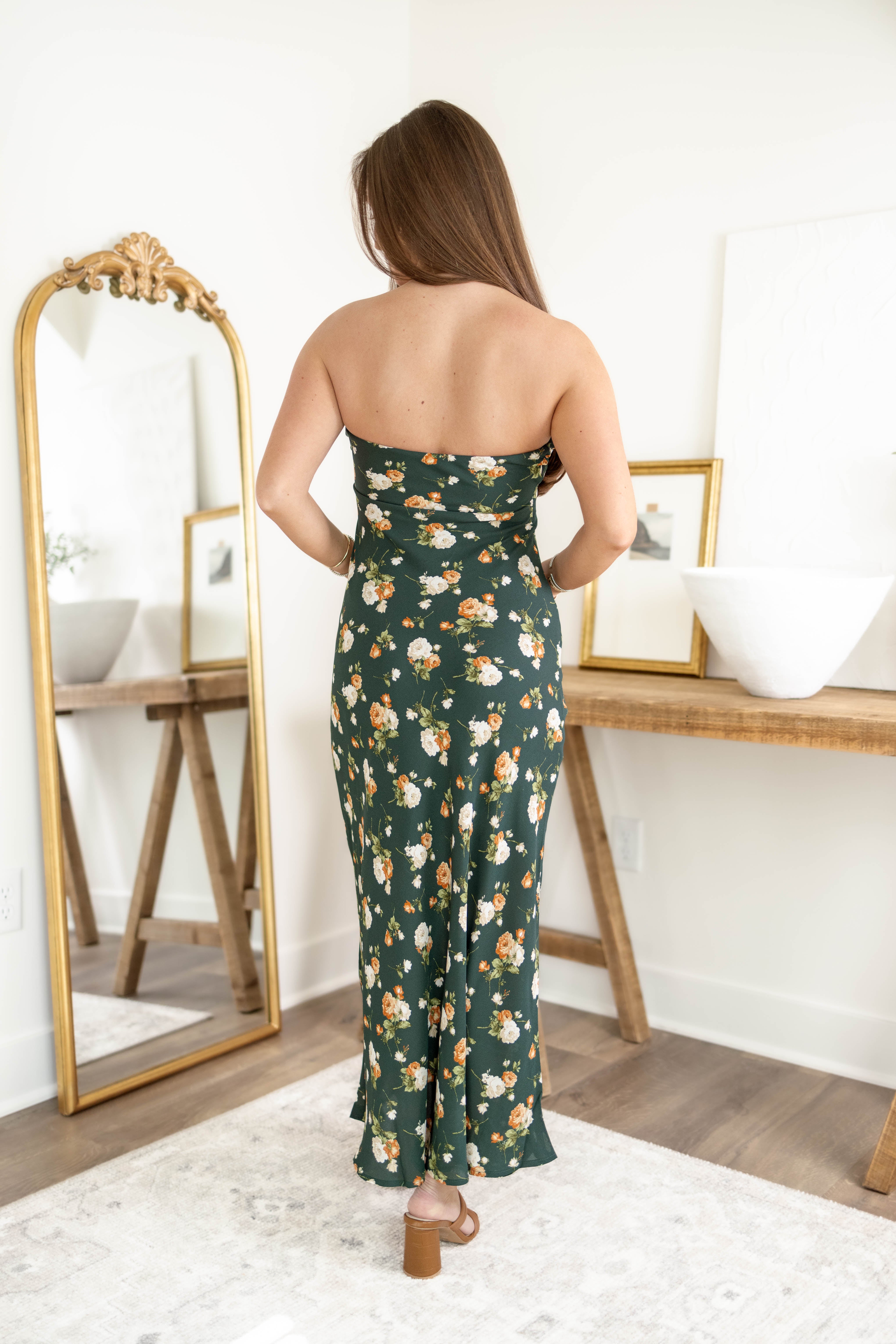 Blossom Satin Dress