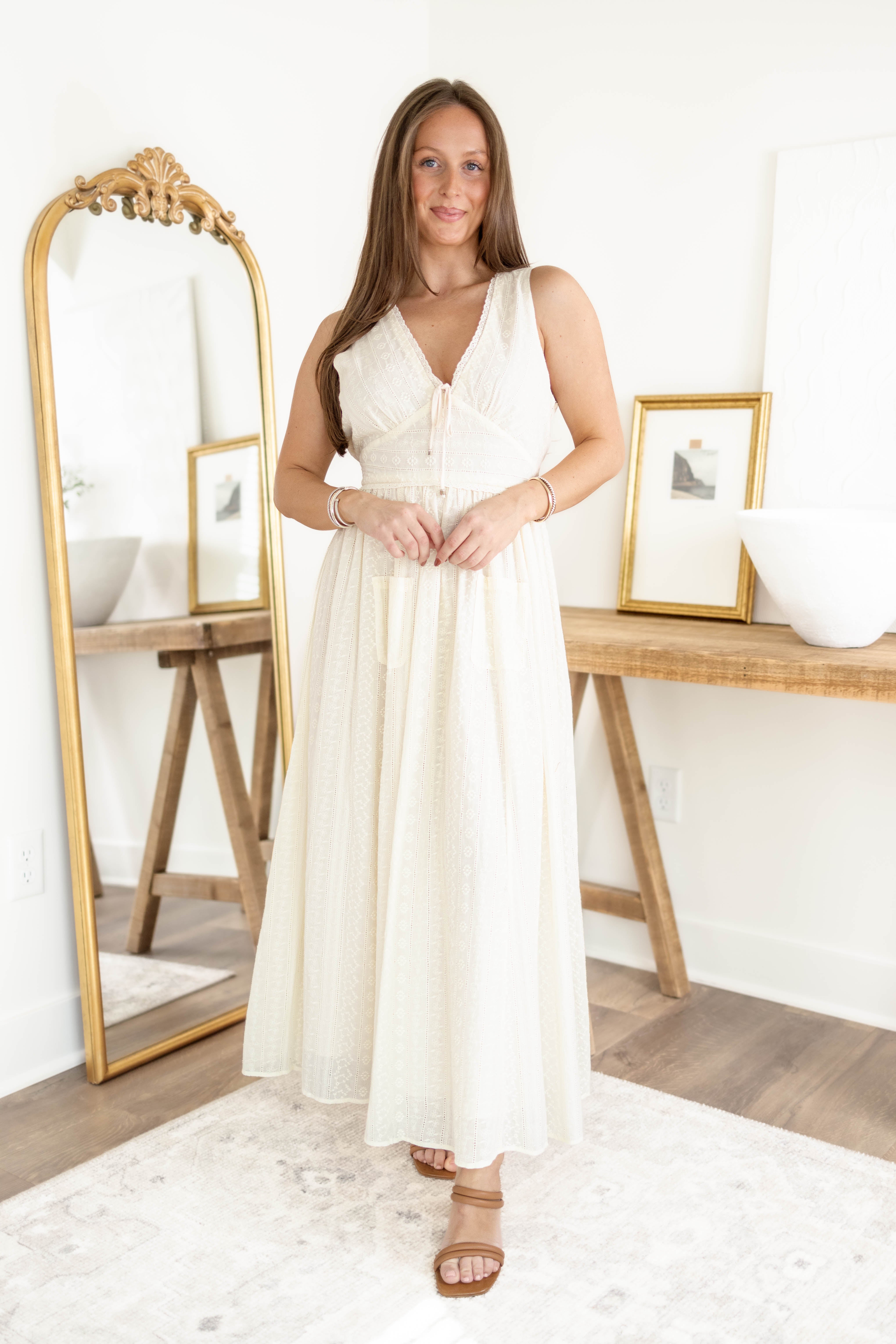 Sabrina Eyelet Dress