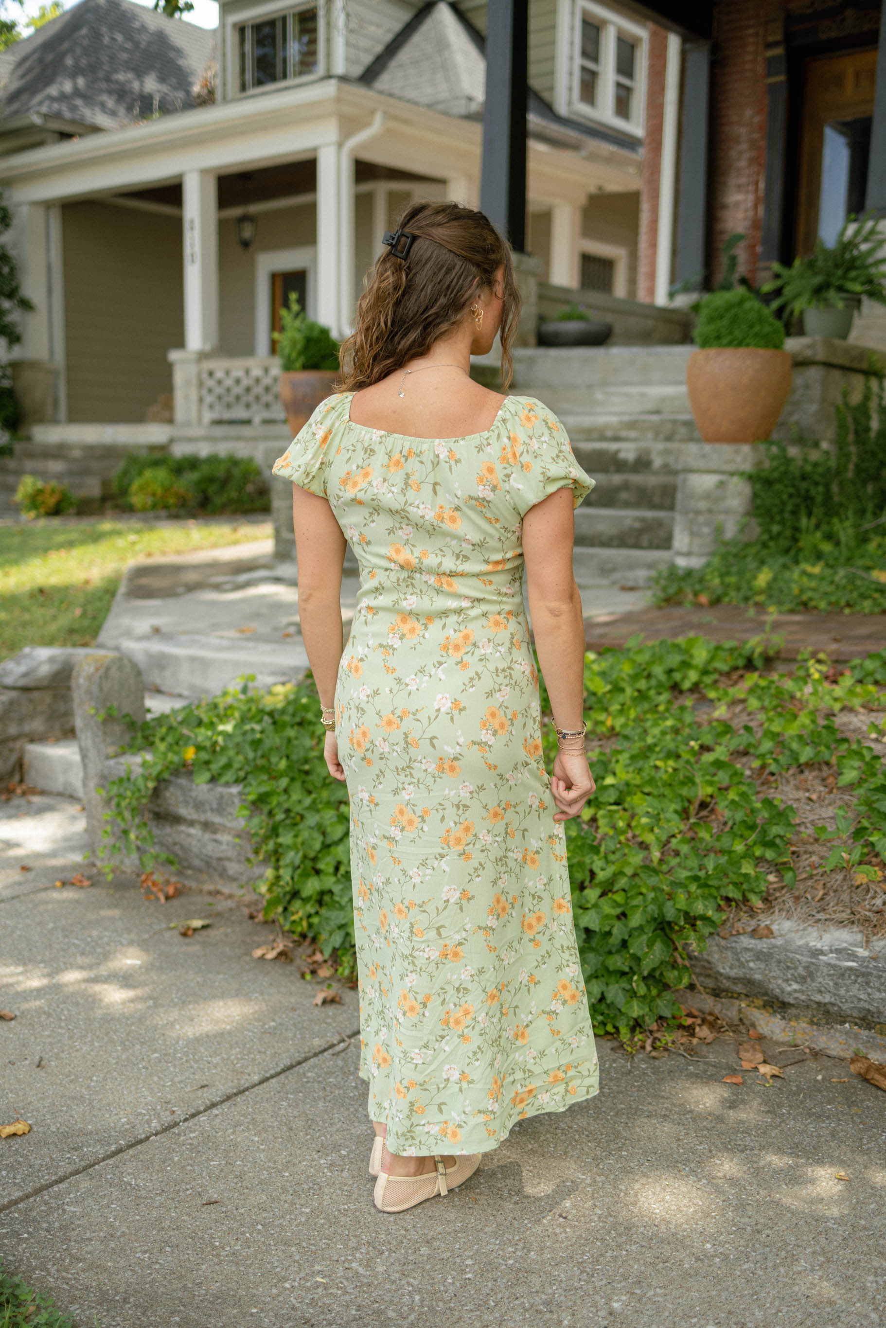 Maria Floral Midi Dress