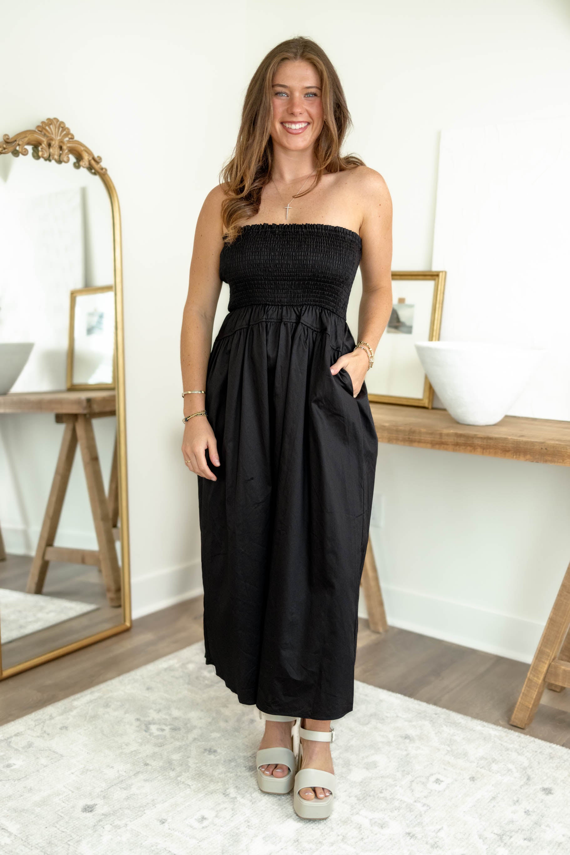 Gina Strapless Dress