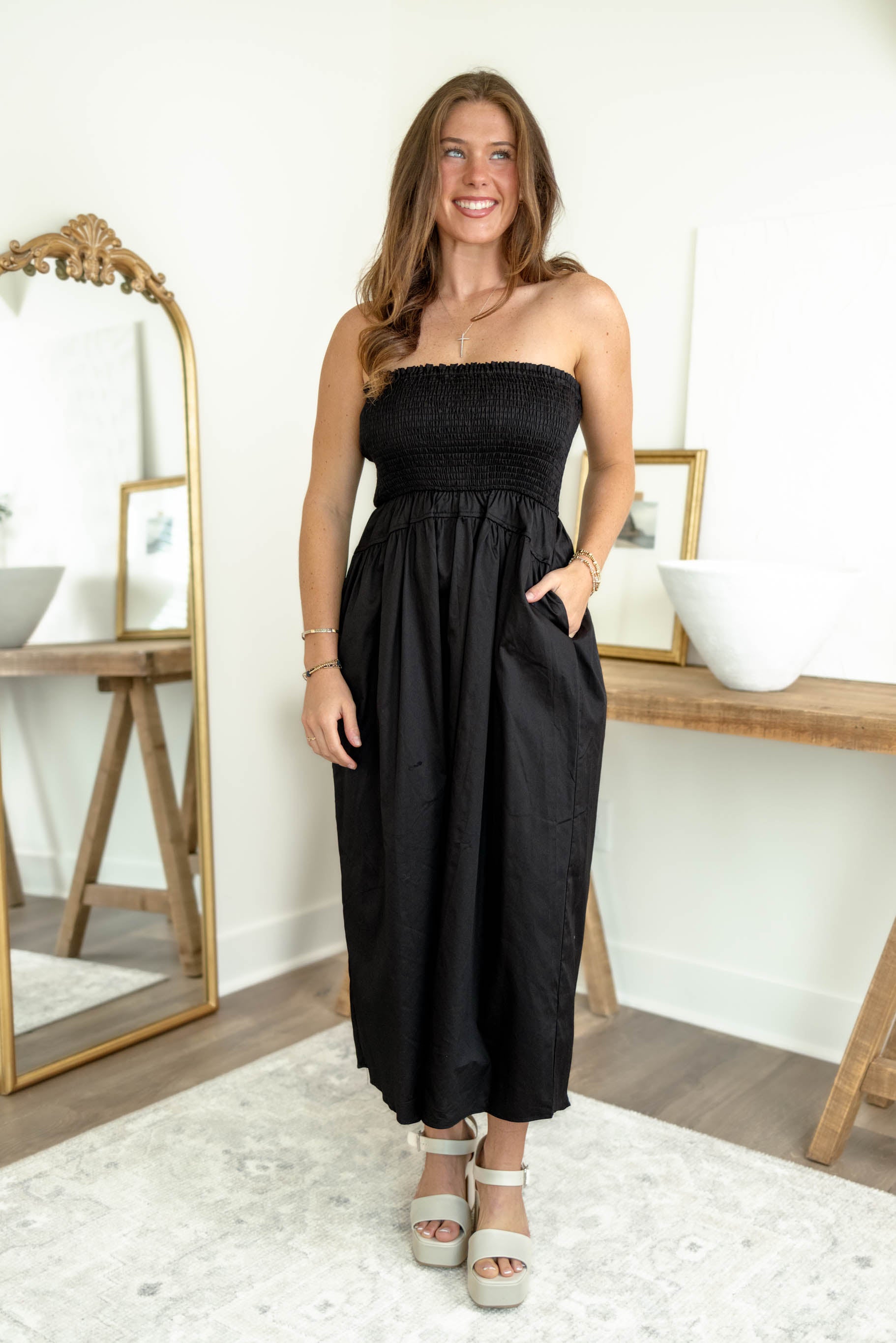 Gina Strapless Dress