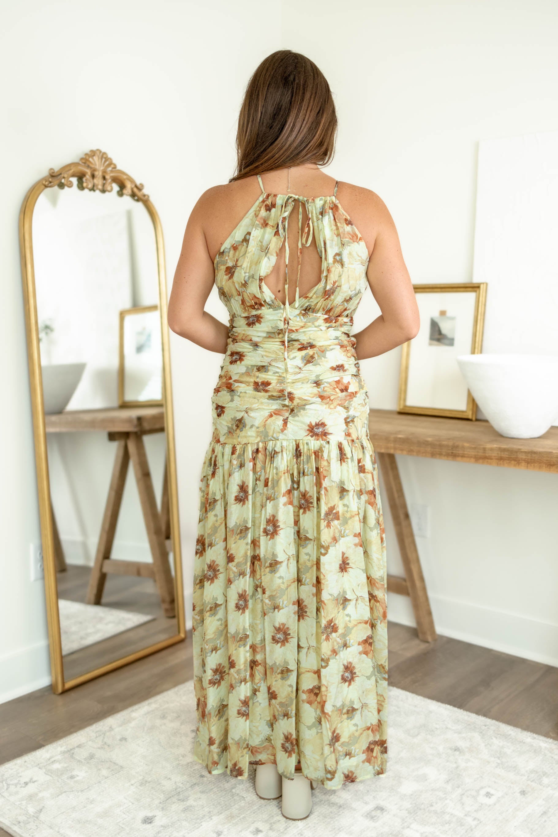 Petunia Halter Midi Dress