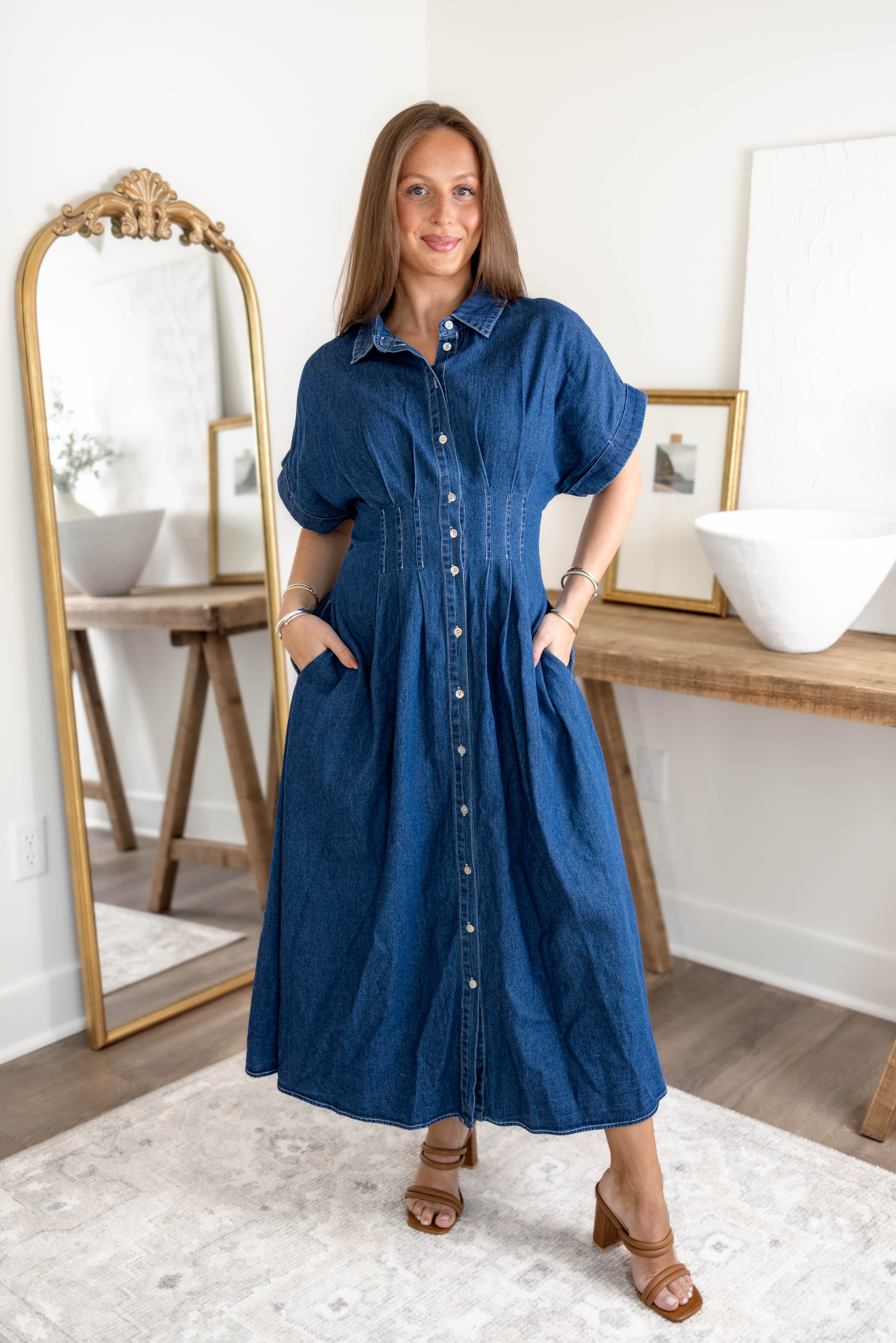 Hazel Denim Dress