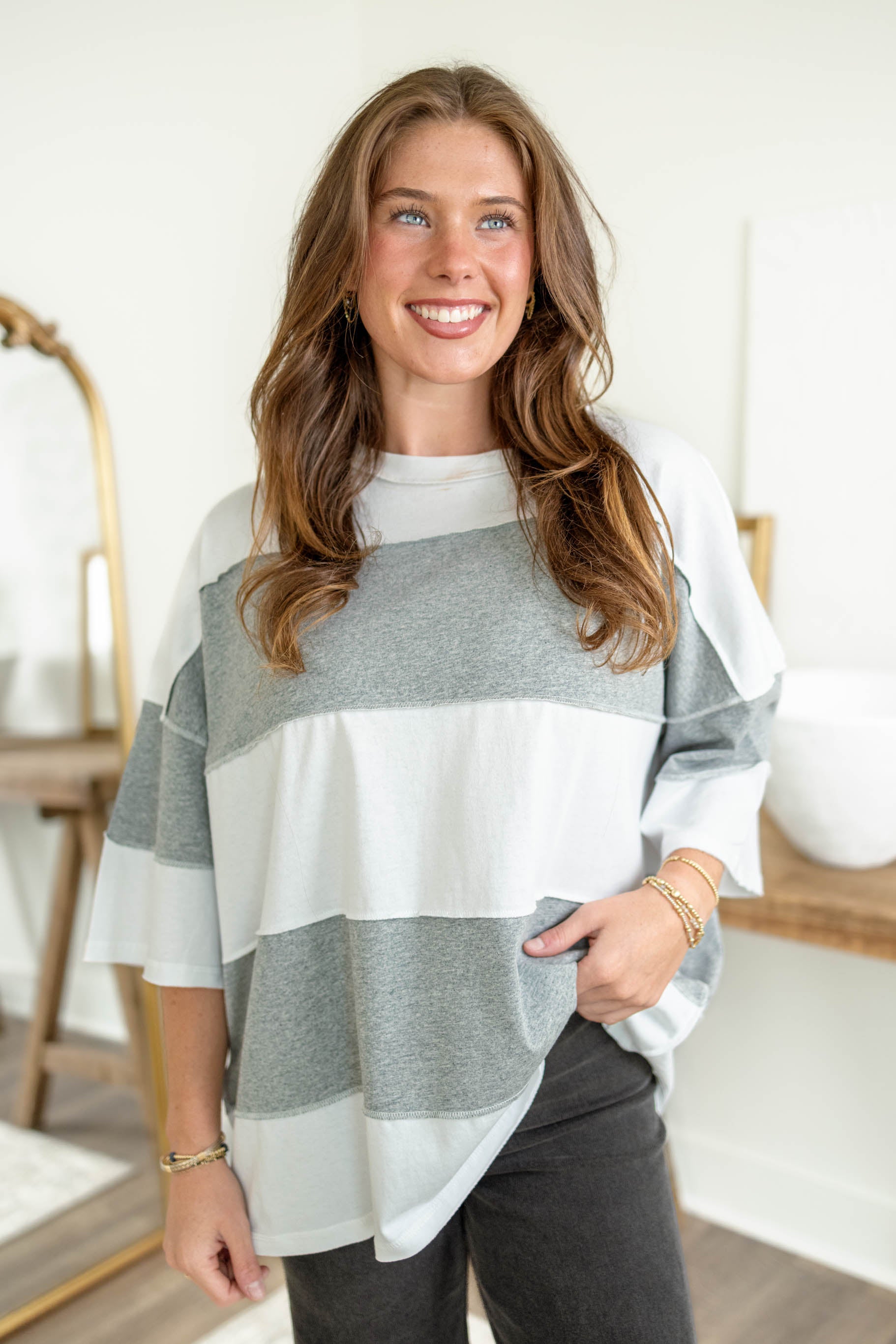 Polly Colorblock Top