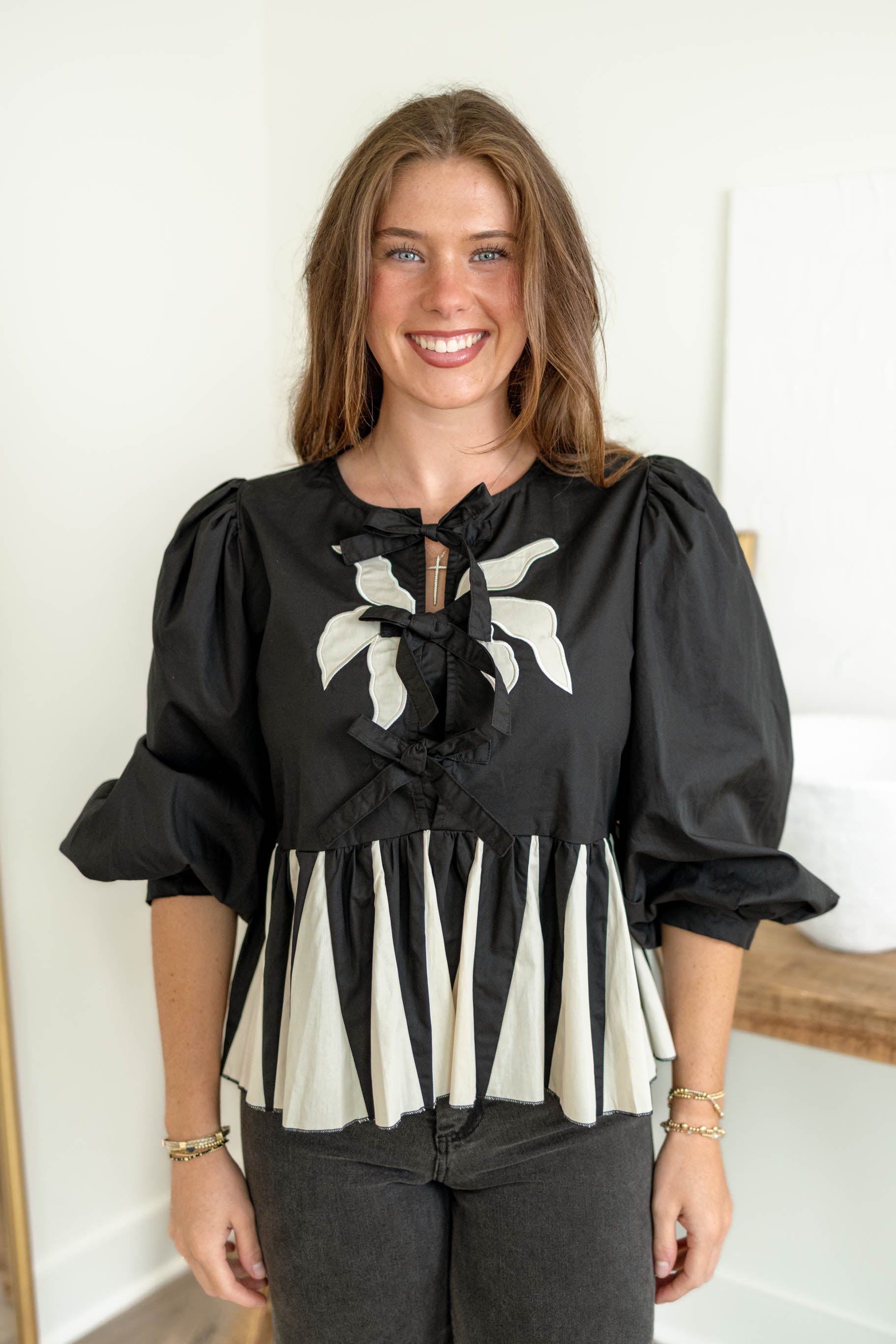 Bella Peplum Top