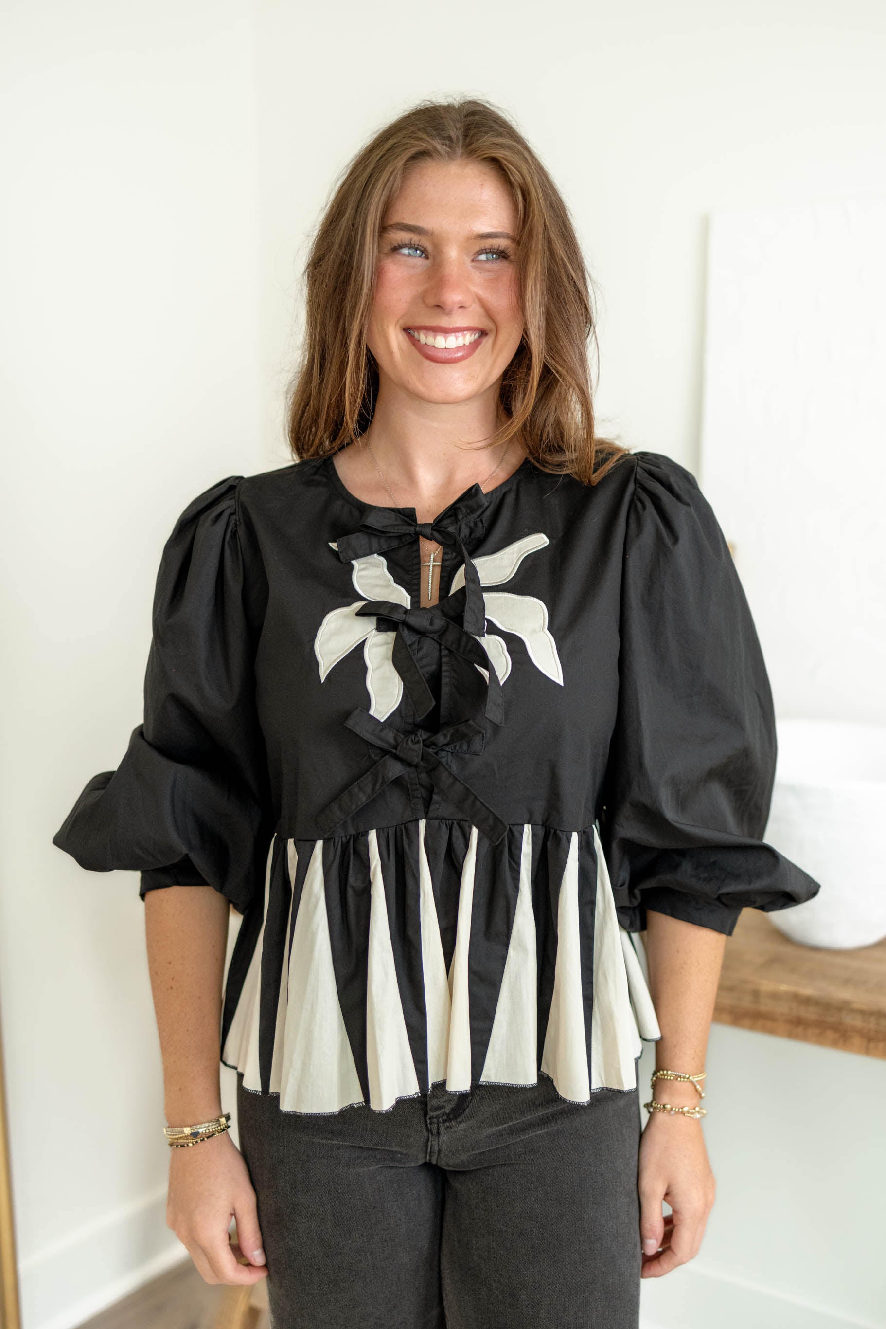 Bella Peplum Top