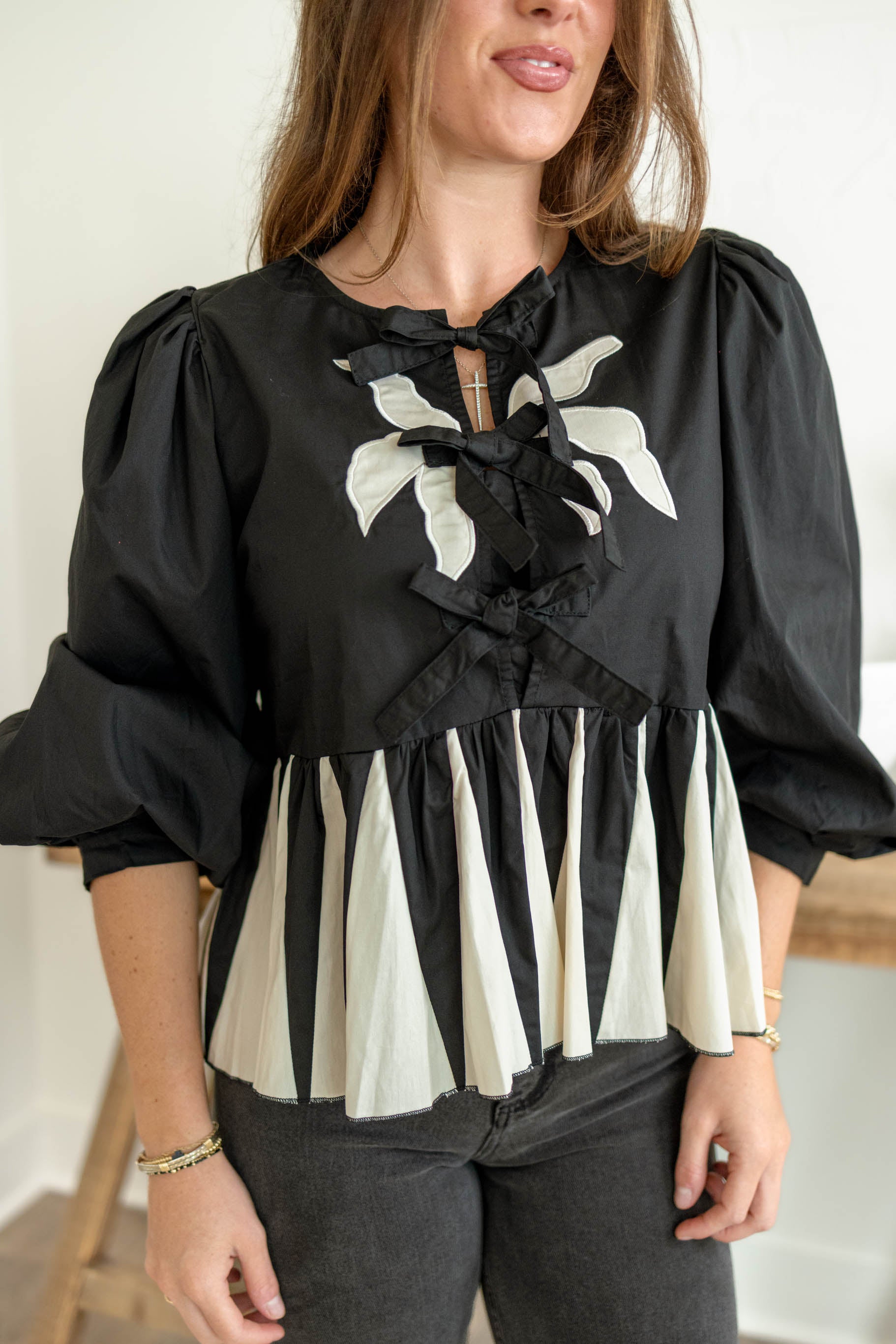 Bella Peplum Top