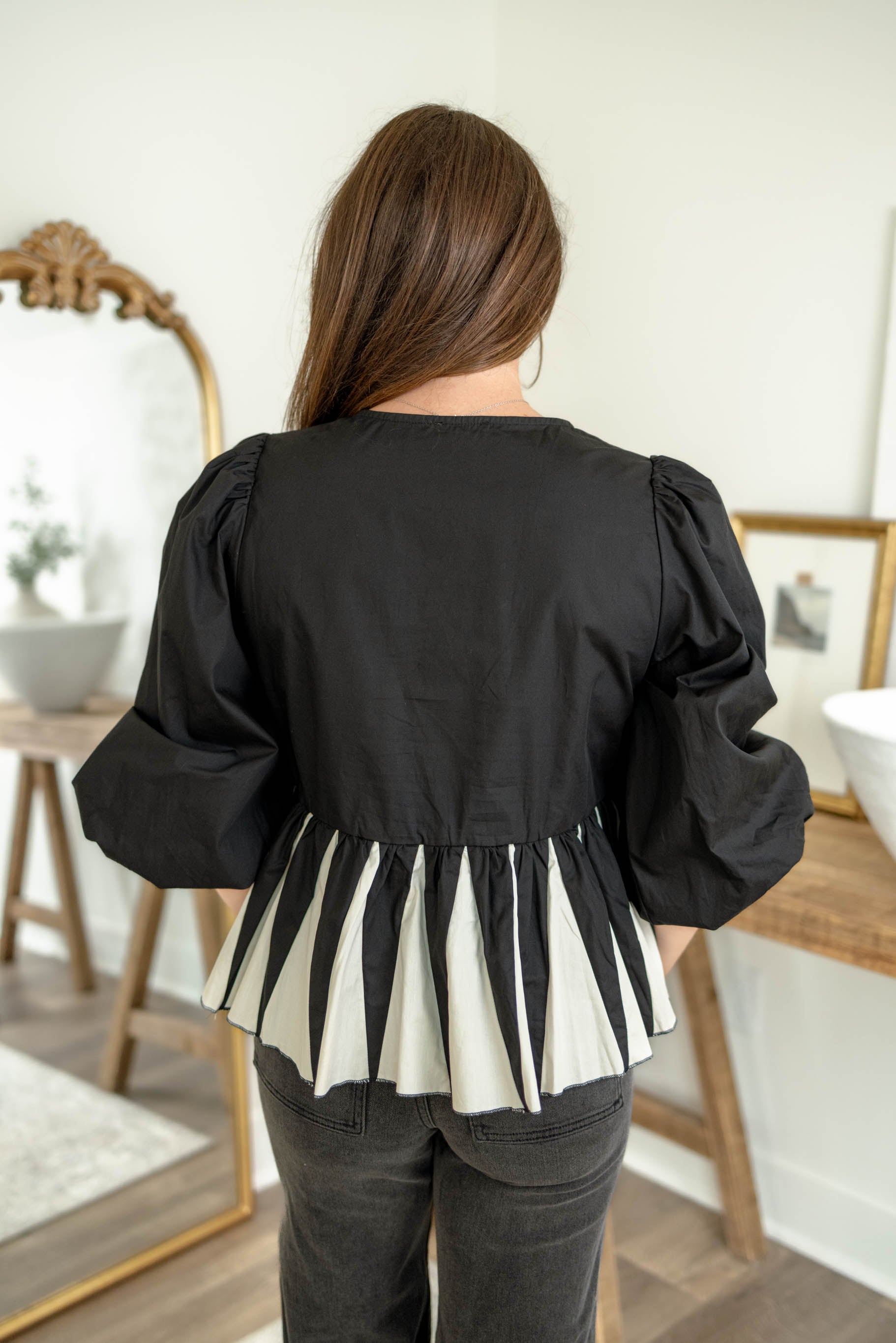 Bella Peplum Top