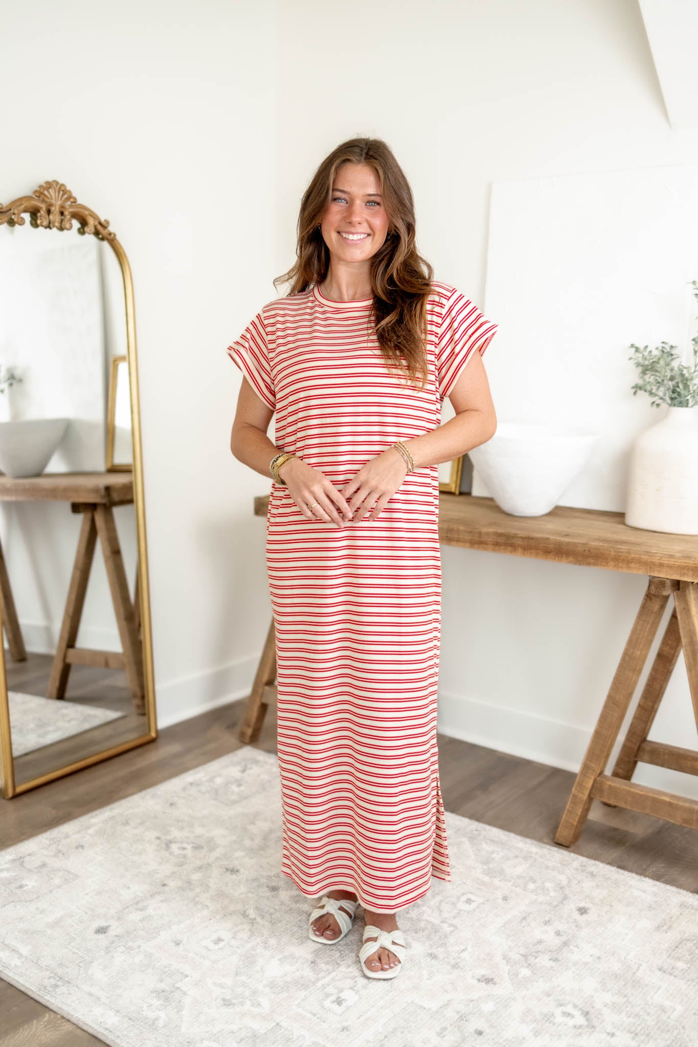 Pierce Maxi Dress | Red