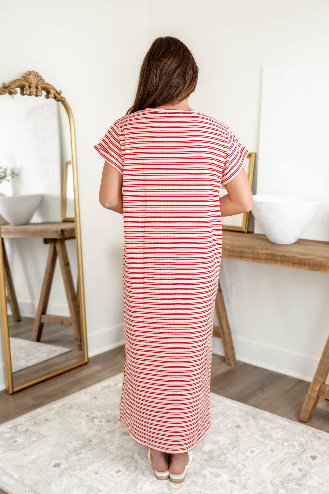 Pierce Maxi Dress | Red
