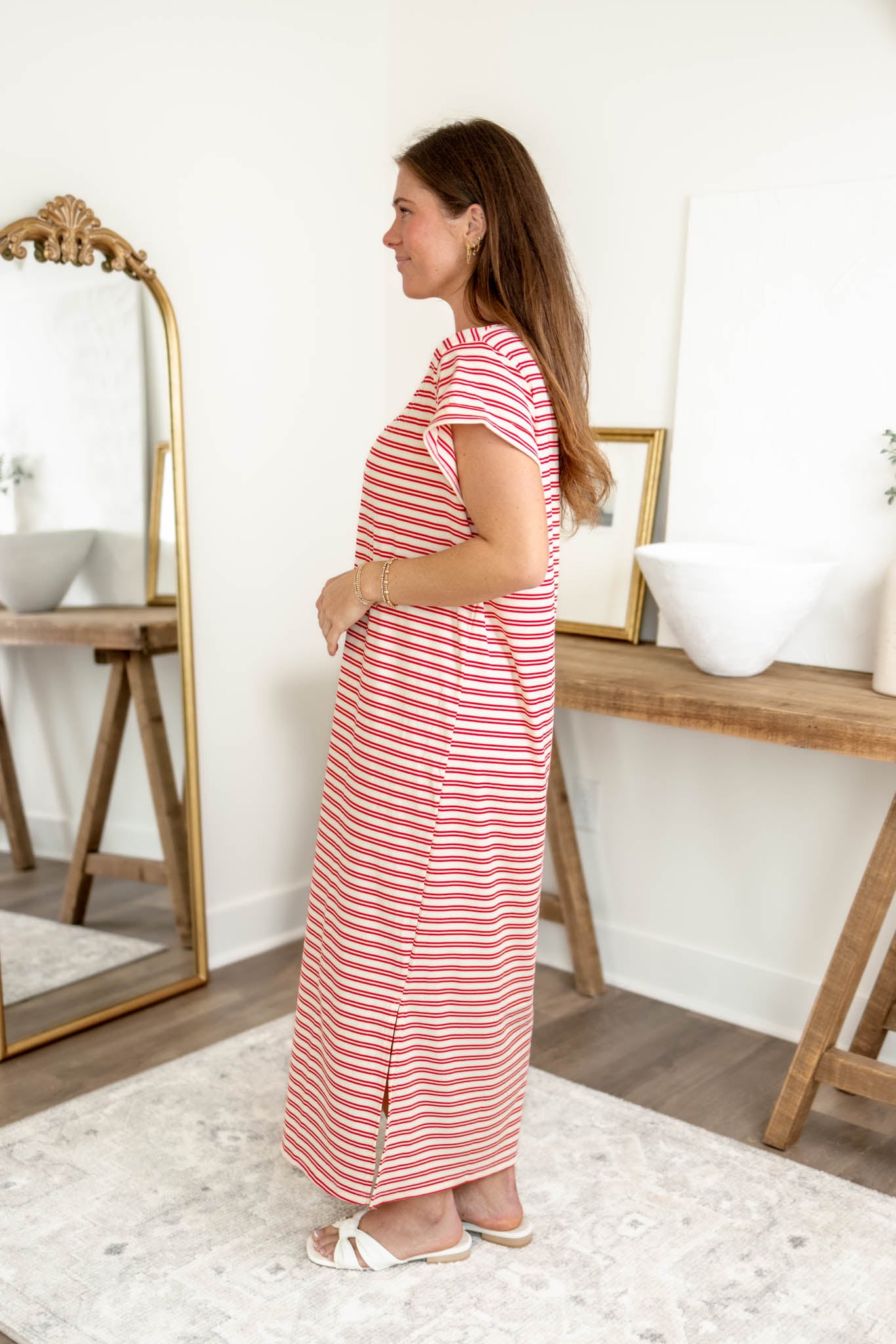 Pierce Maxi Dress | Red
