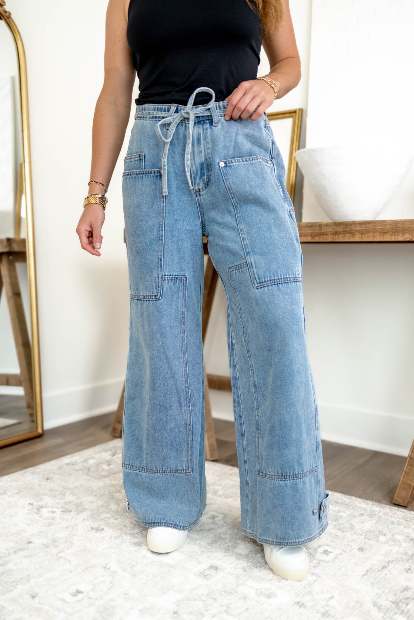 Remi Belted Jeans