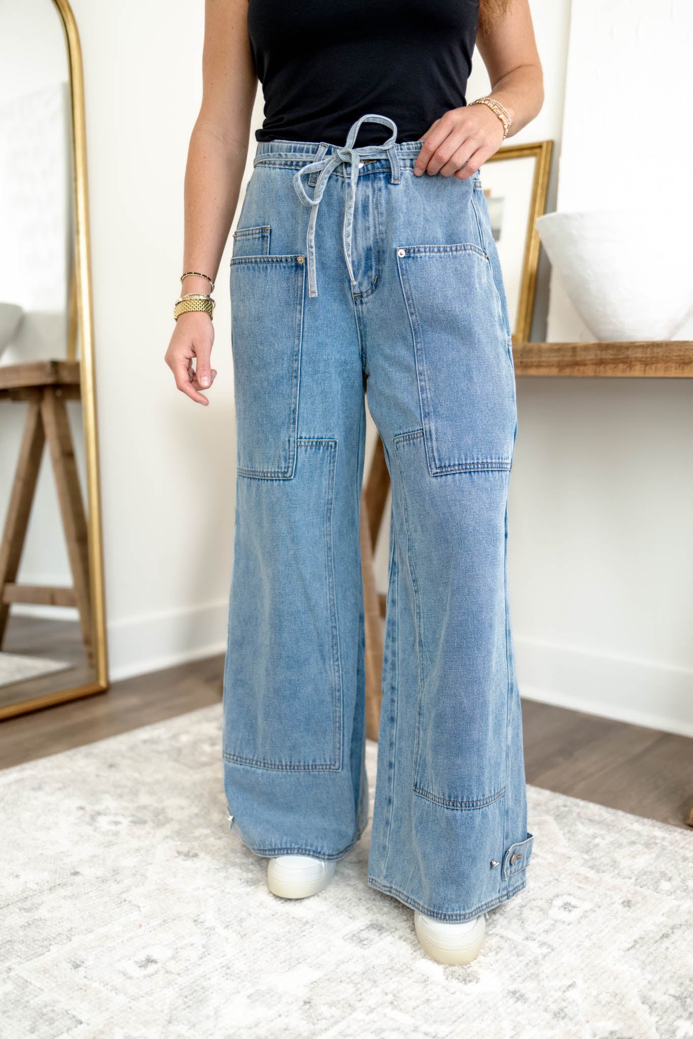 Remi Belted Jeans