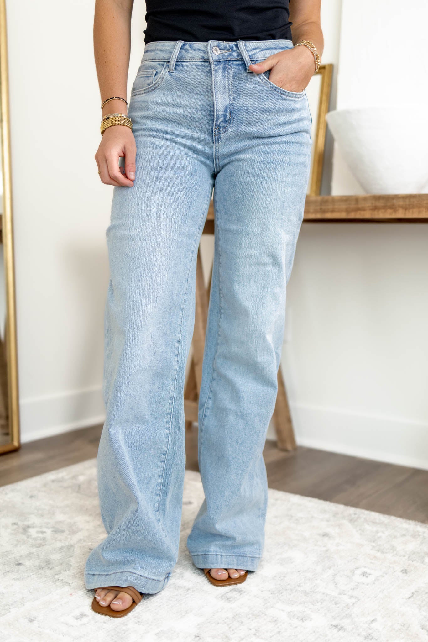 Crew Wide Leg Jeans