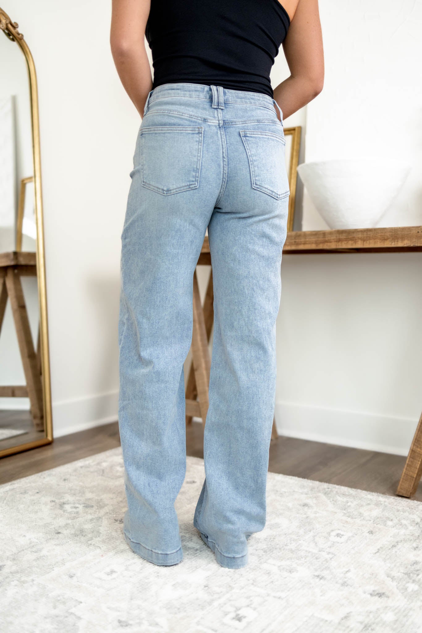 Crew Wide Leg Jeans