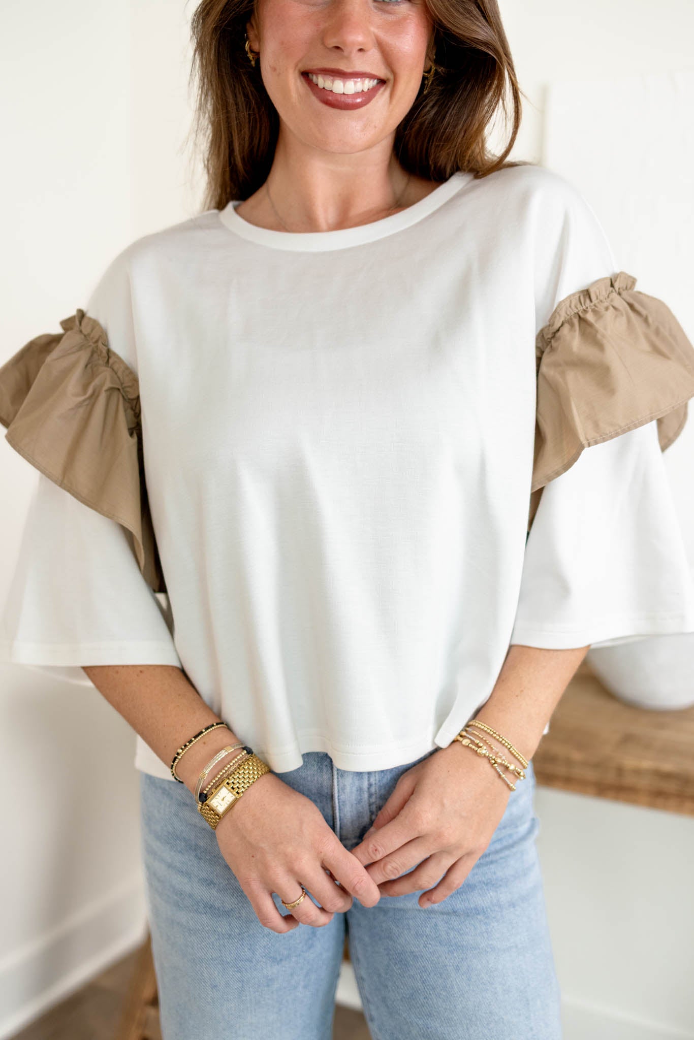 Reese Ruffle Top