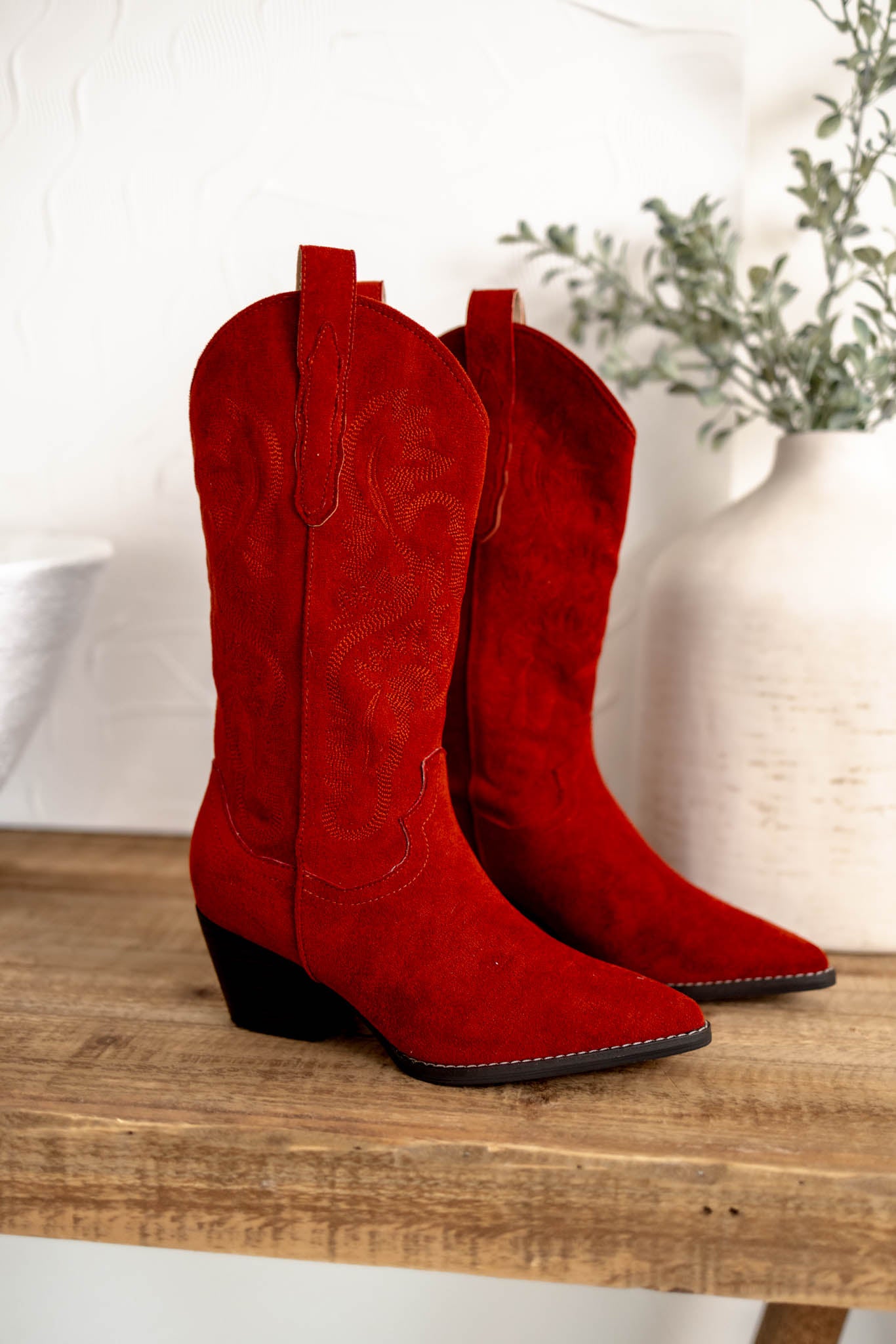 Amaya Western Boots | Suede