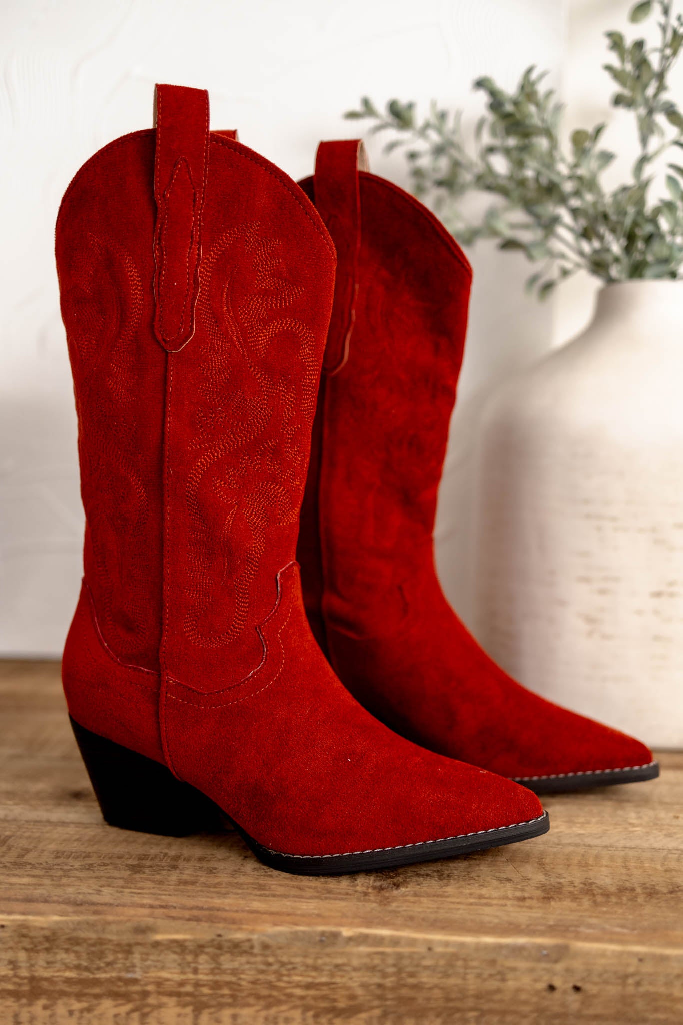 Amaya Western Boots | Suede