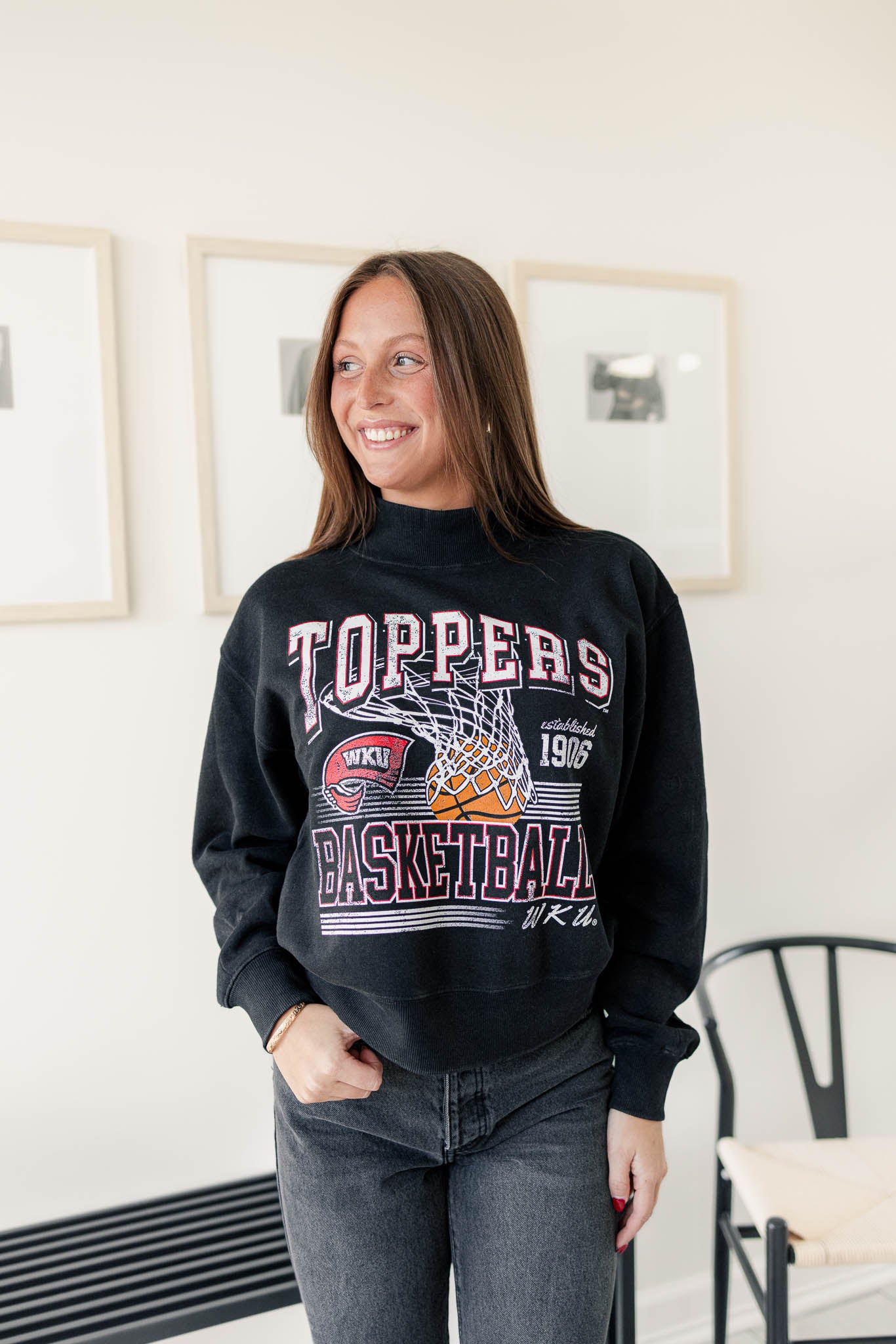 The Free Throw Cropped Mockneck
