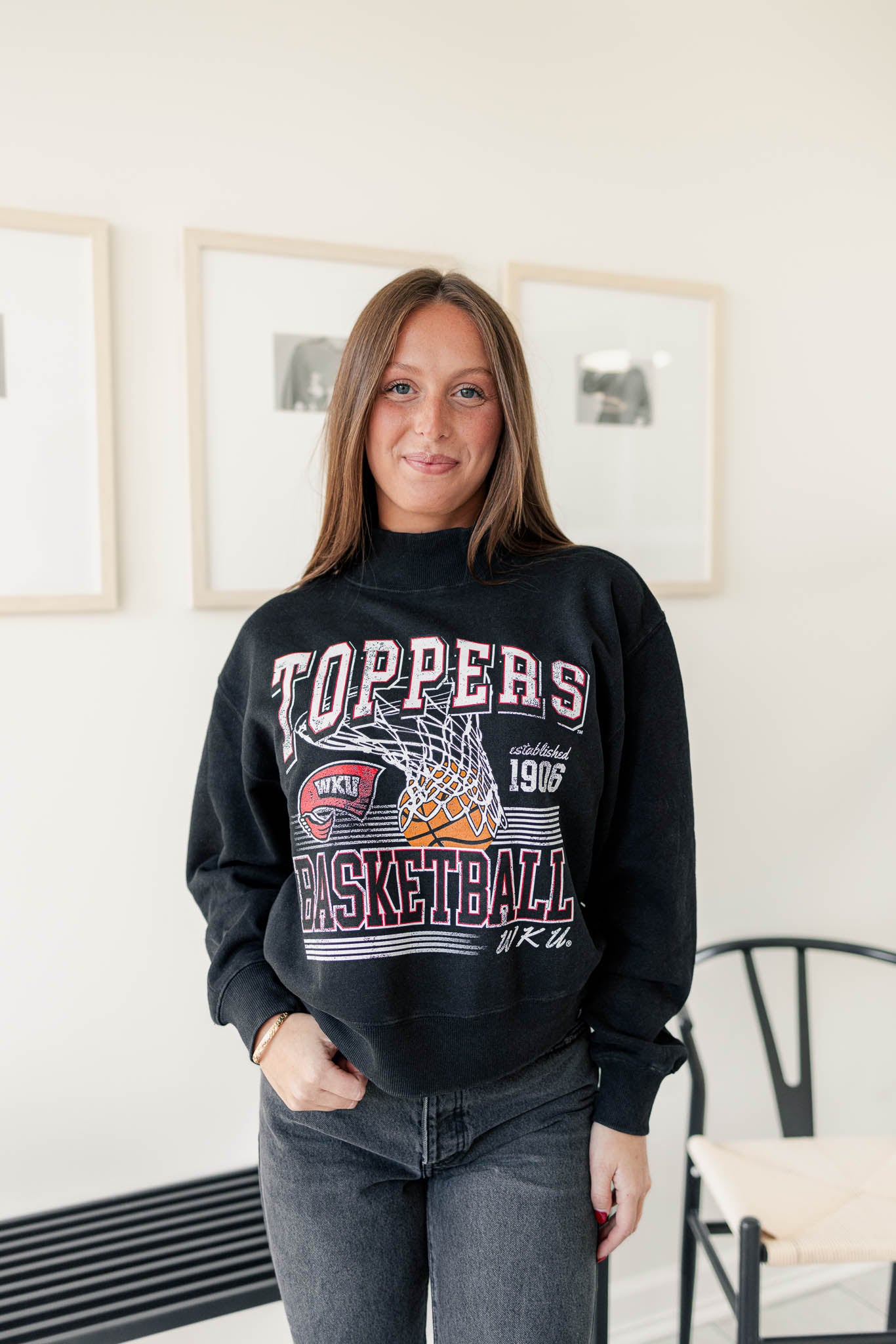 The Free Throw Cropped Mockneck