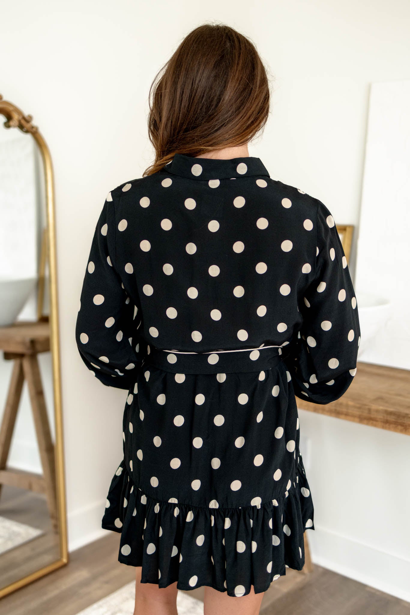 Priscilla Polka Dot Dress