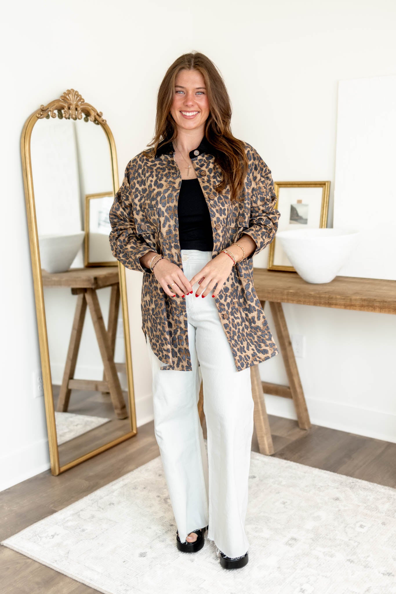 Kasey Leopard Shirt