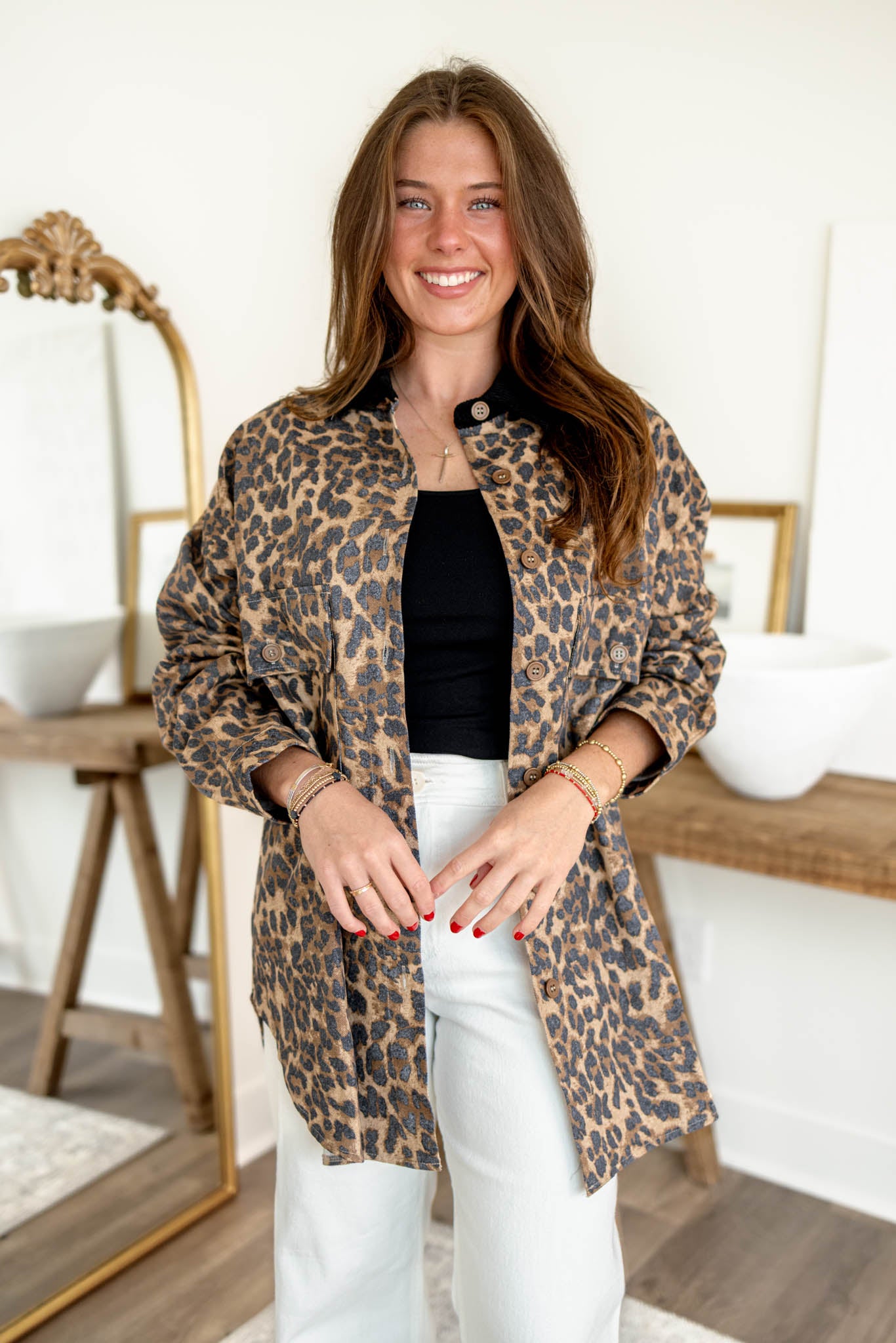 Kasey Leopard Shirt