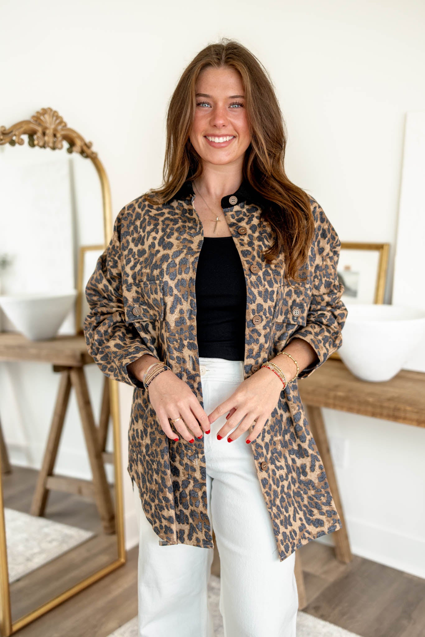 Kasey Leopard Shirt