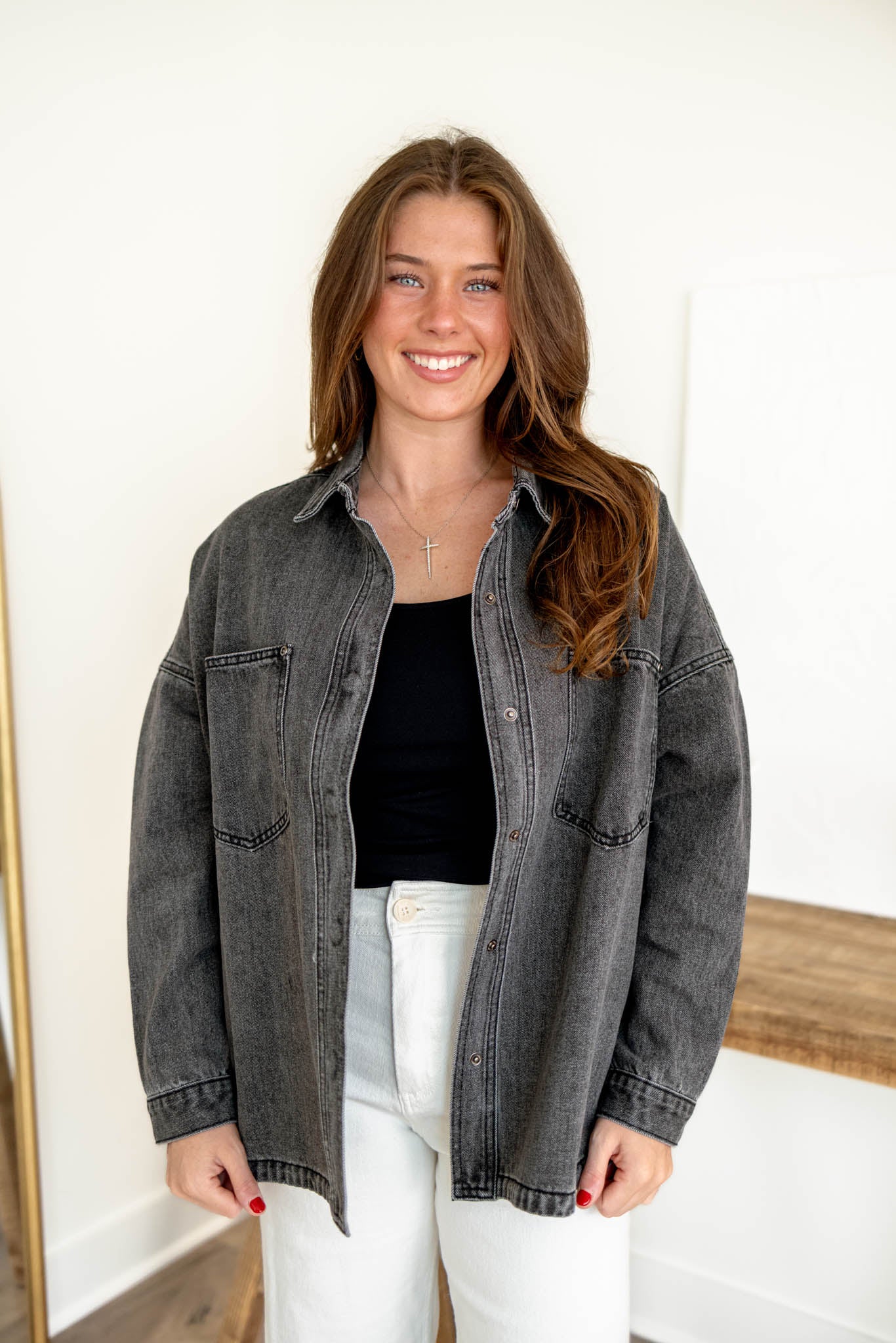 Monroe Denim Jacket | Black