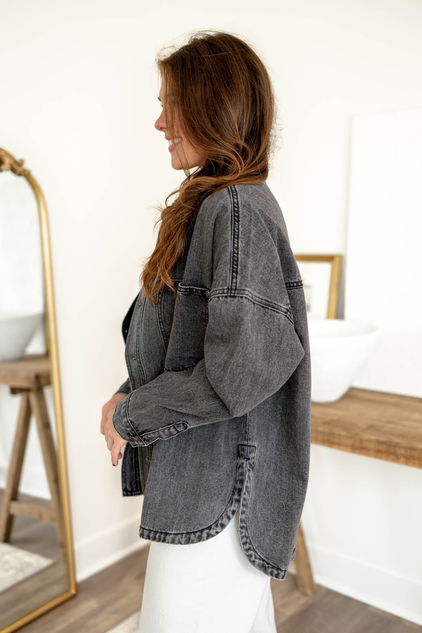 Monroe Denim Jacket | Black