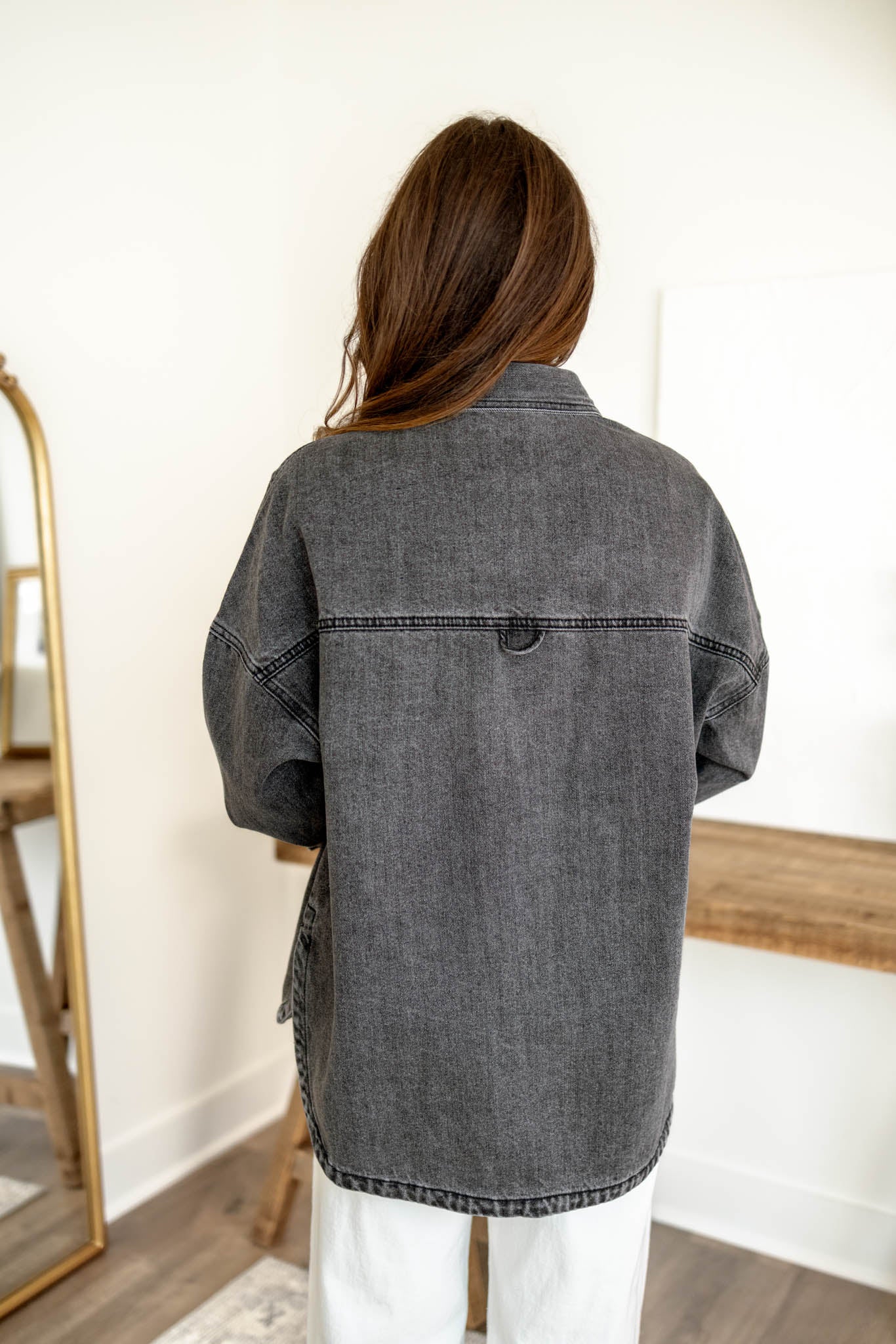 Monroe Denim Jacket | Black