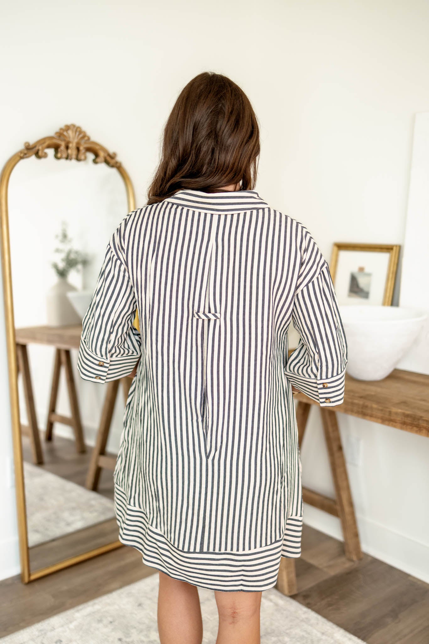 June Shirt Dress | Black