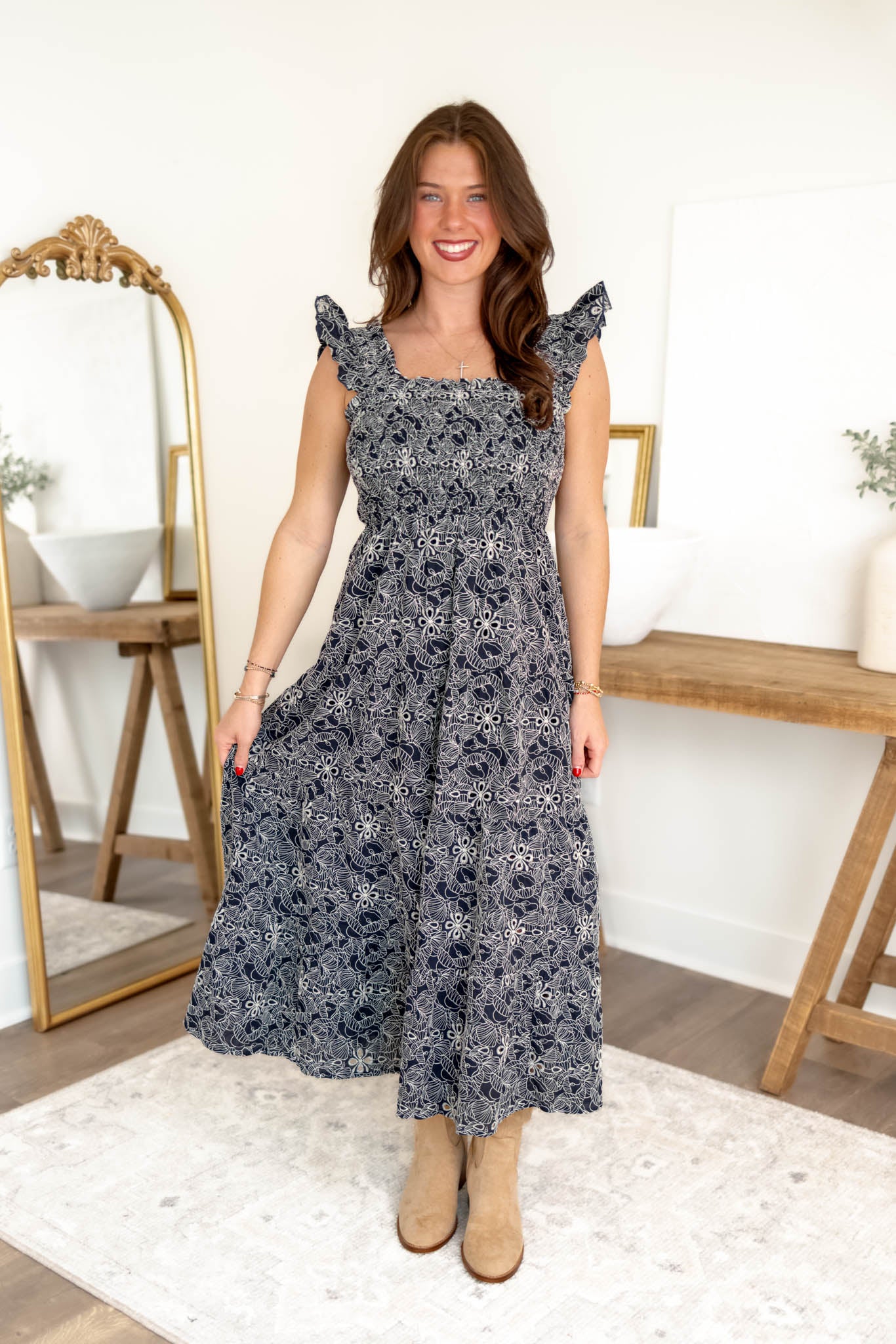 Rae Embroidered Dress
