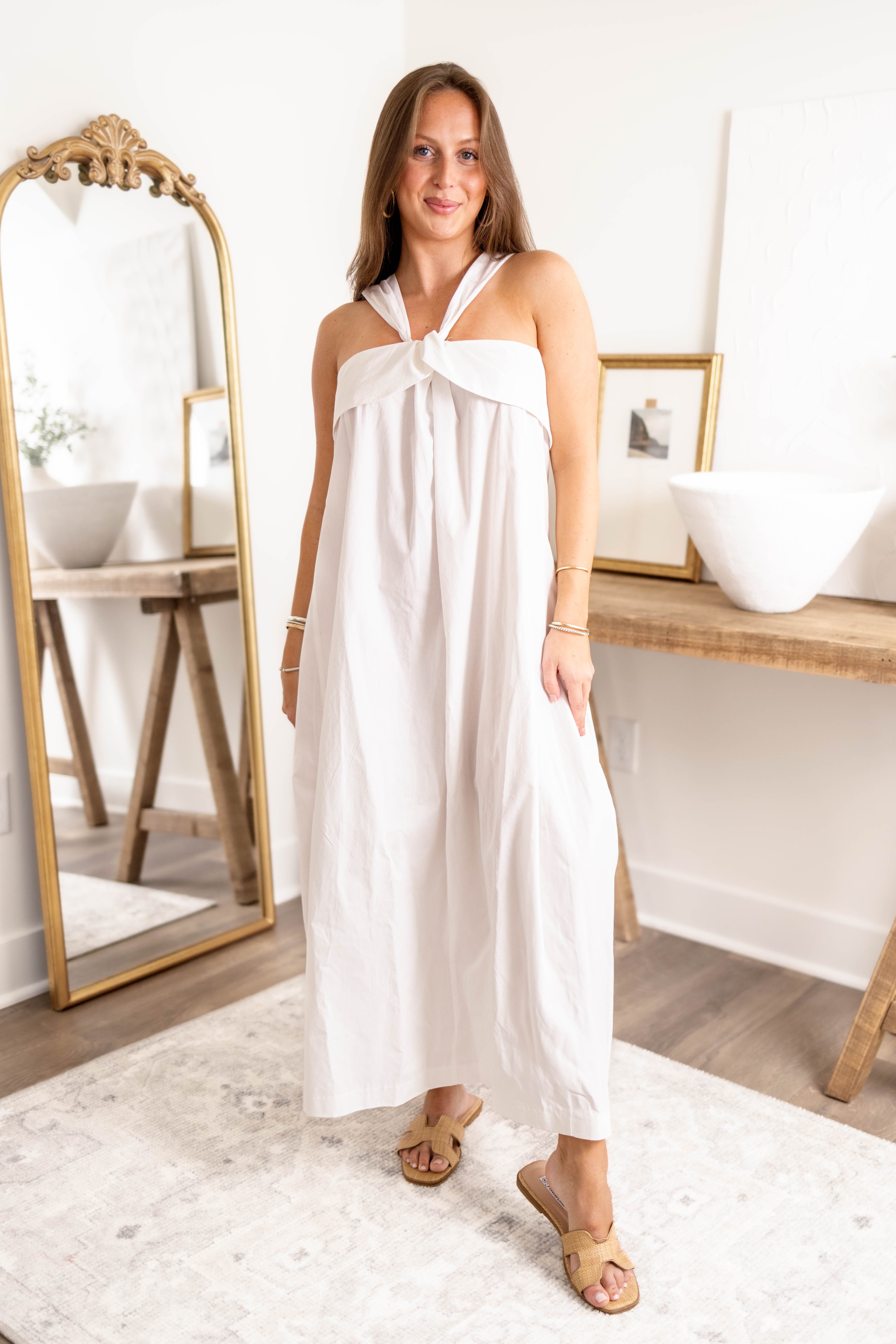Everly Halter Neck Dress