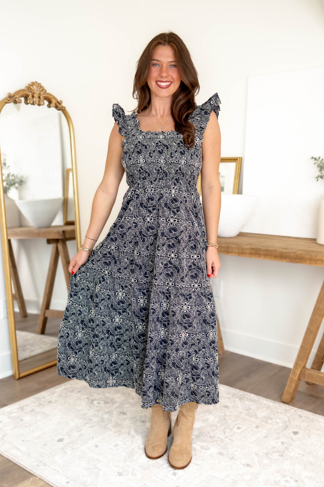 Rae Embroidered Dress