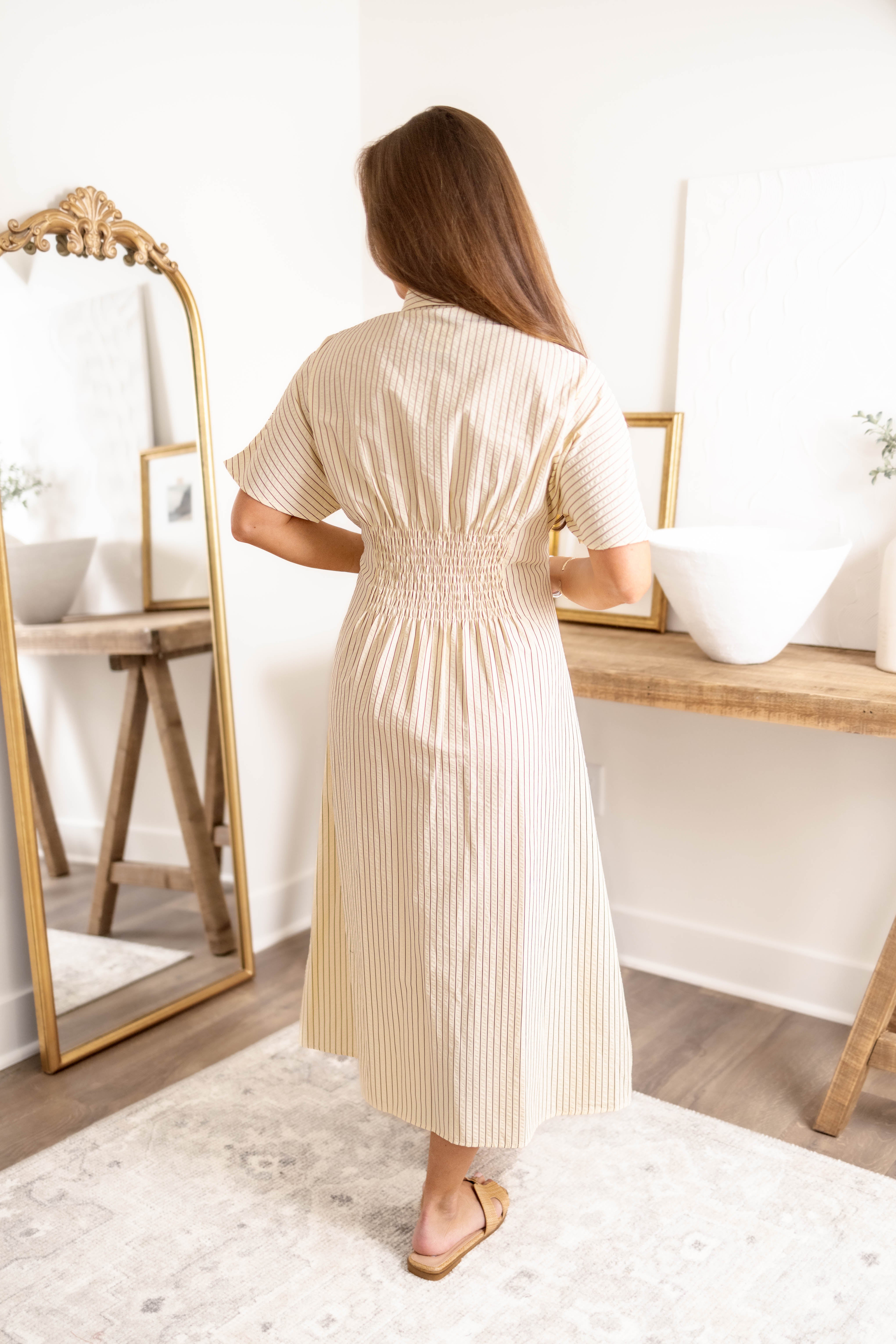 Sicily Midi Dress | Ivory
