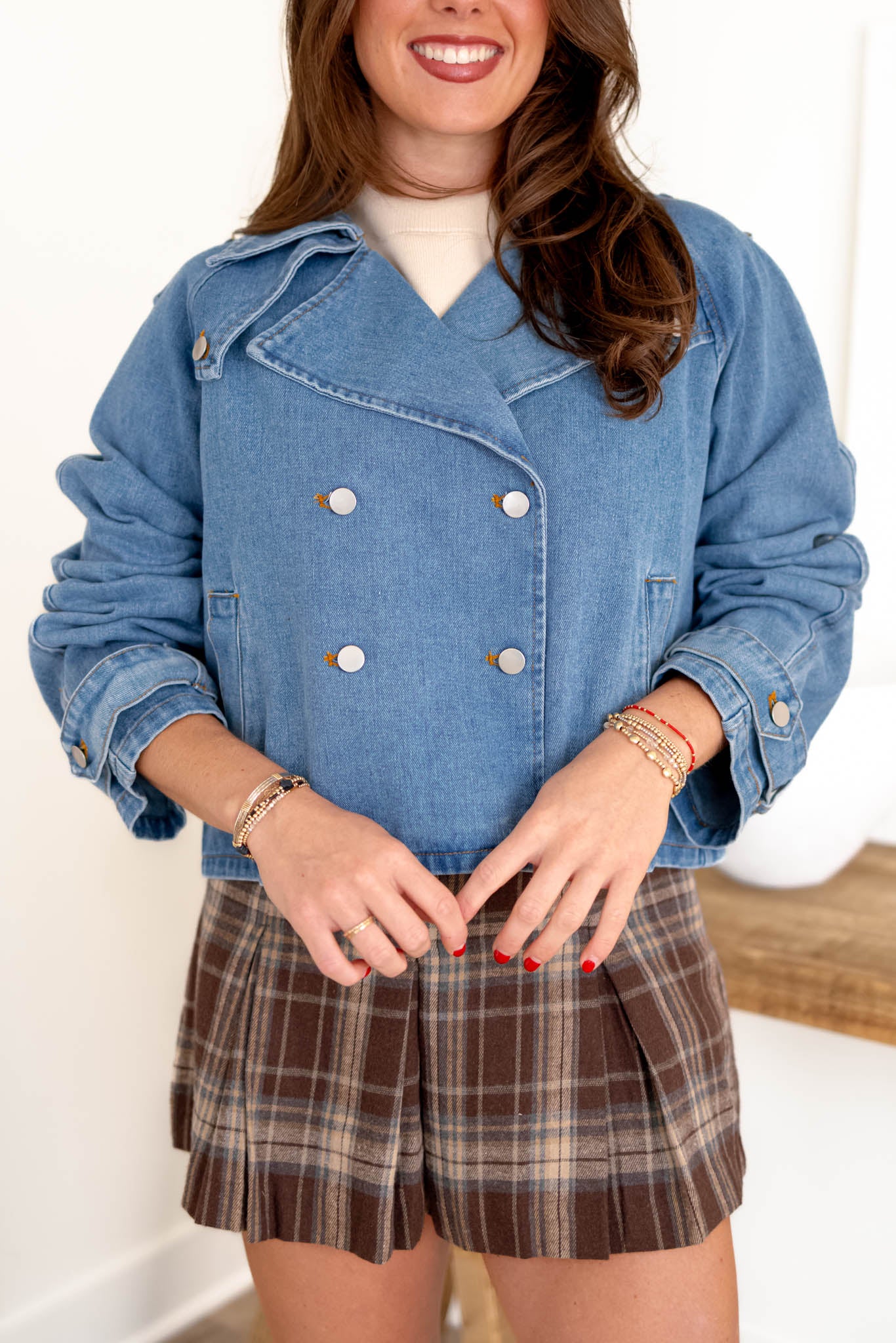Denim Trench Coat