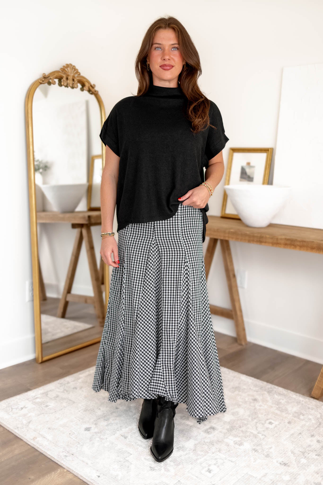 Alexa Checkered Skirt