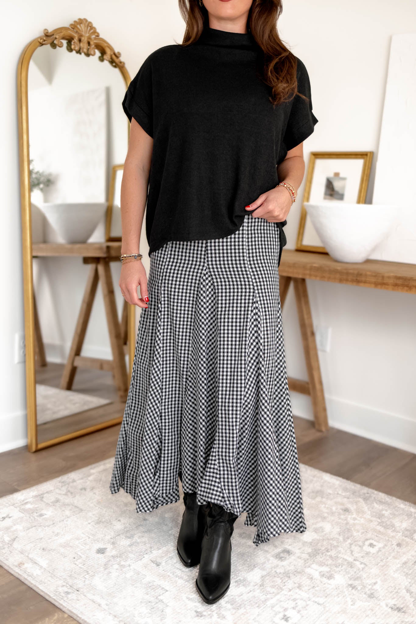 Alexa Checkered Skirt