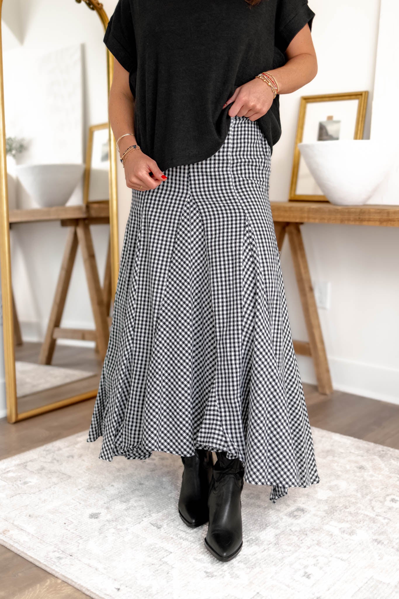 Alexa Checkered Skirt