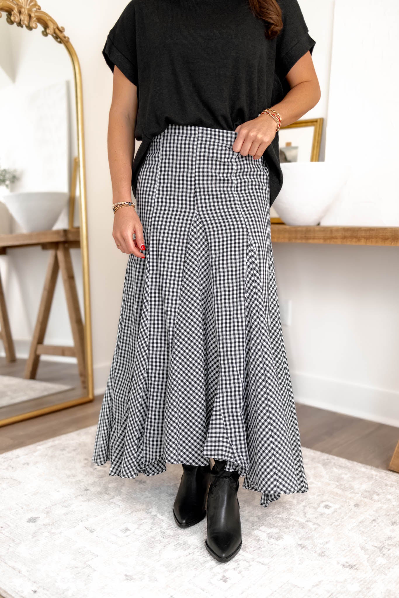 Alexa Checkered Skirt