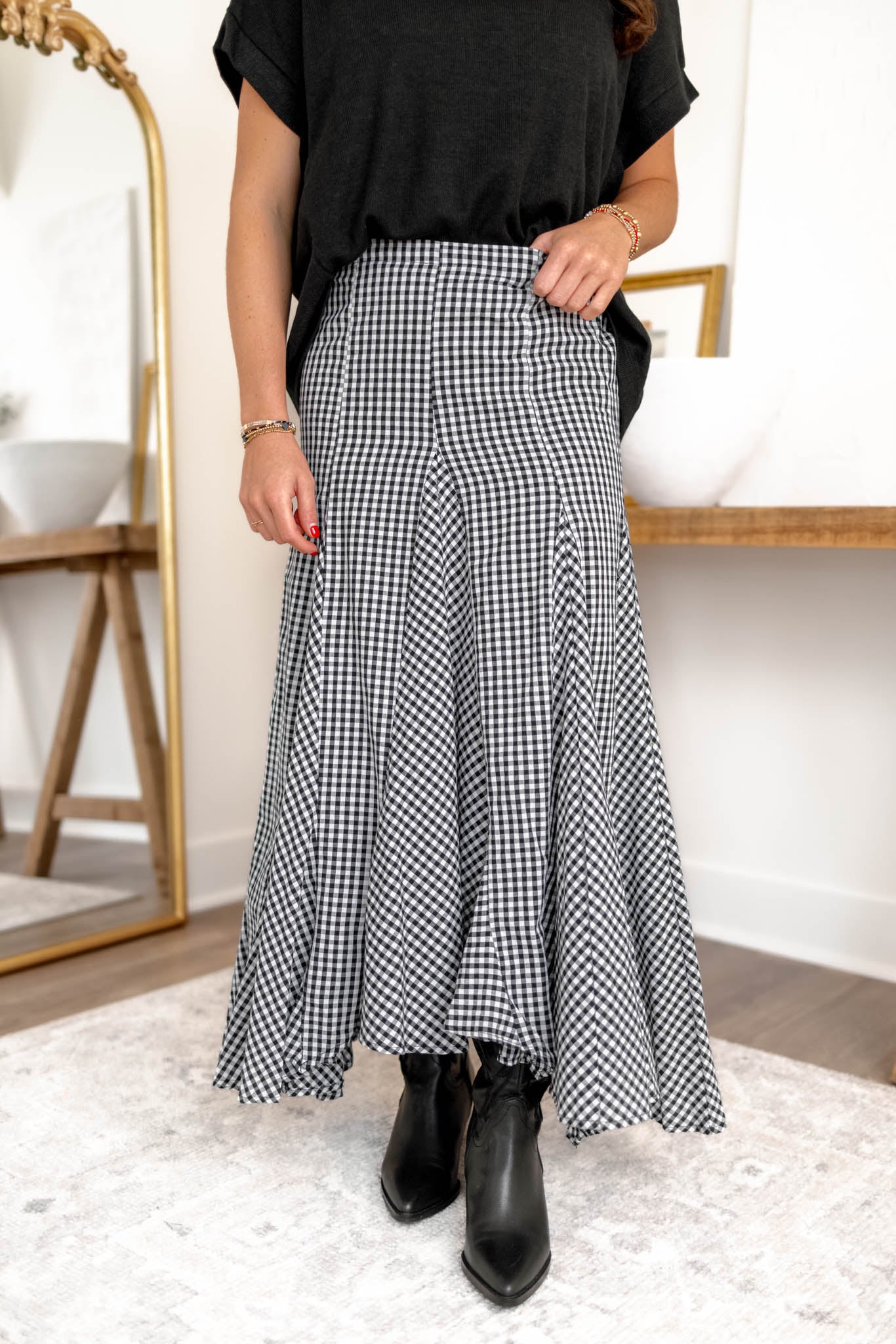 Alexa Checkered Skirt