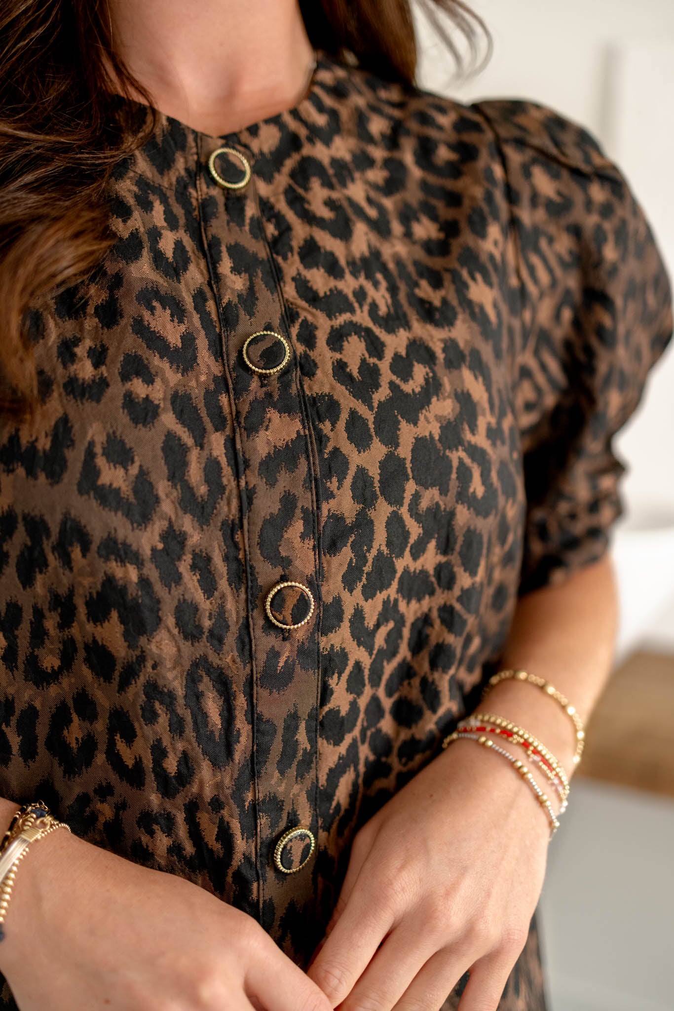 Georgia Leopard Dress