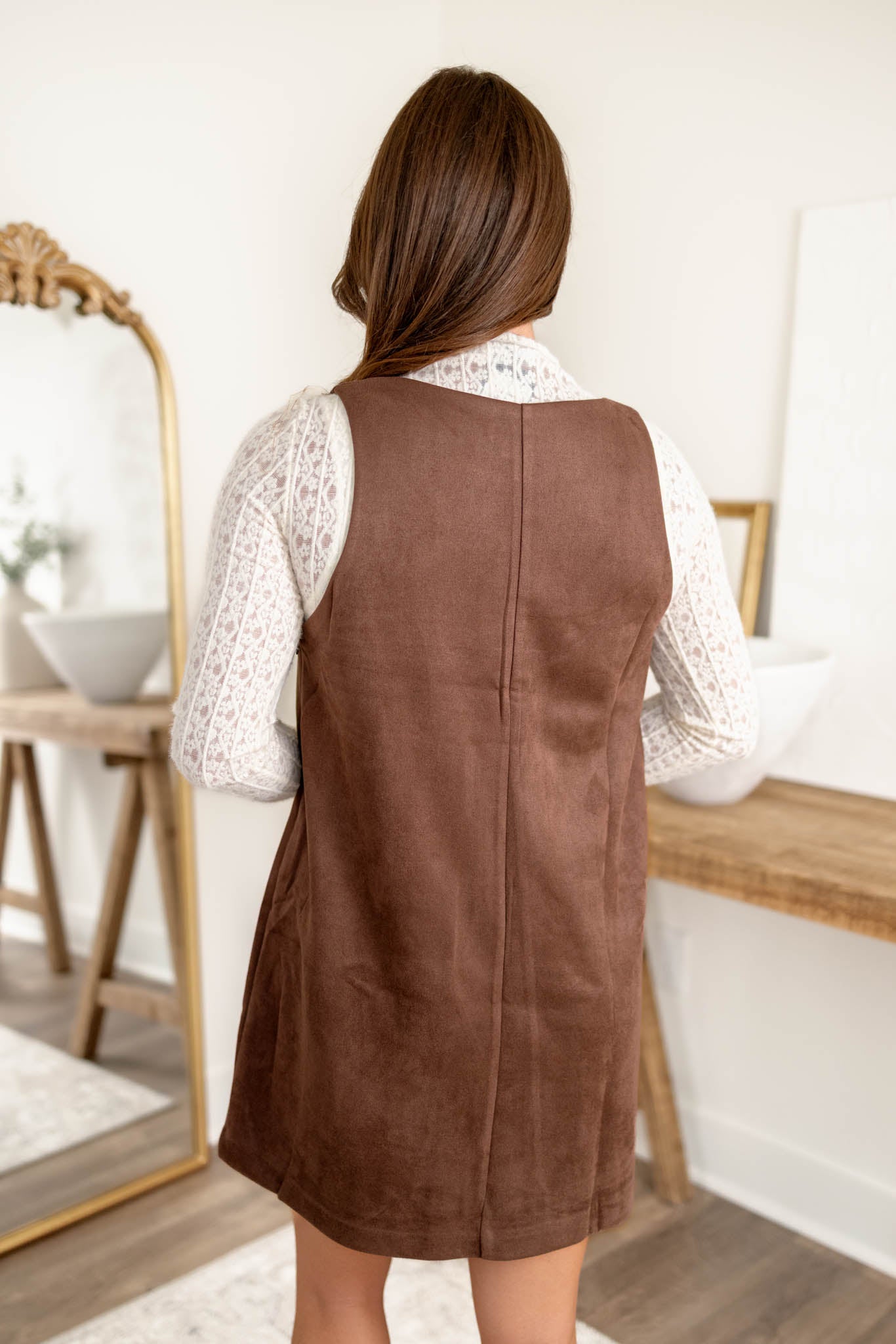 Thea Suede Dress