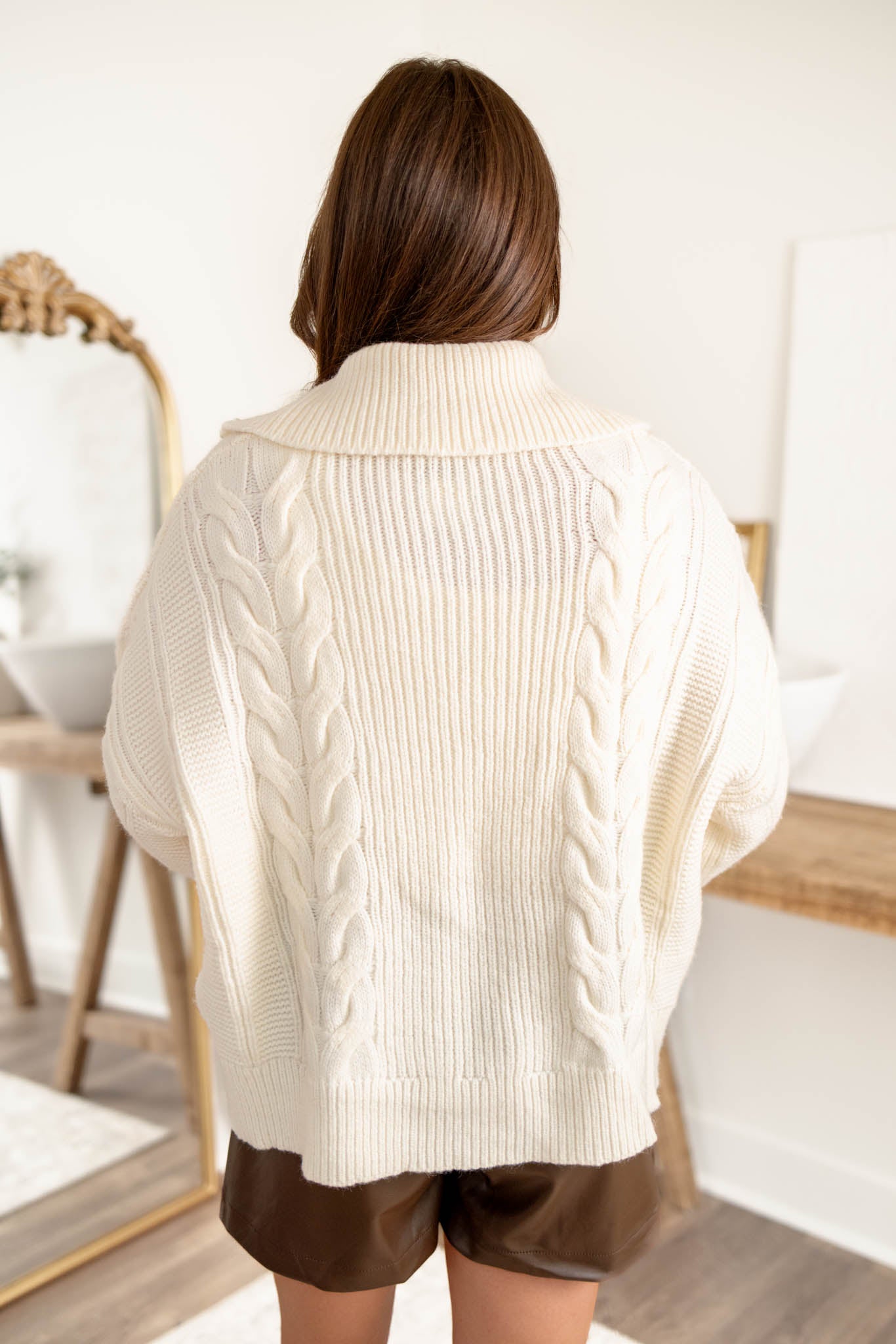 Wren Half Zip Sweater