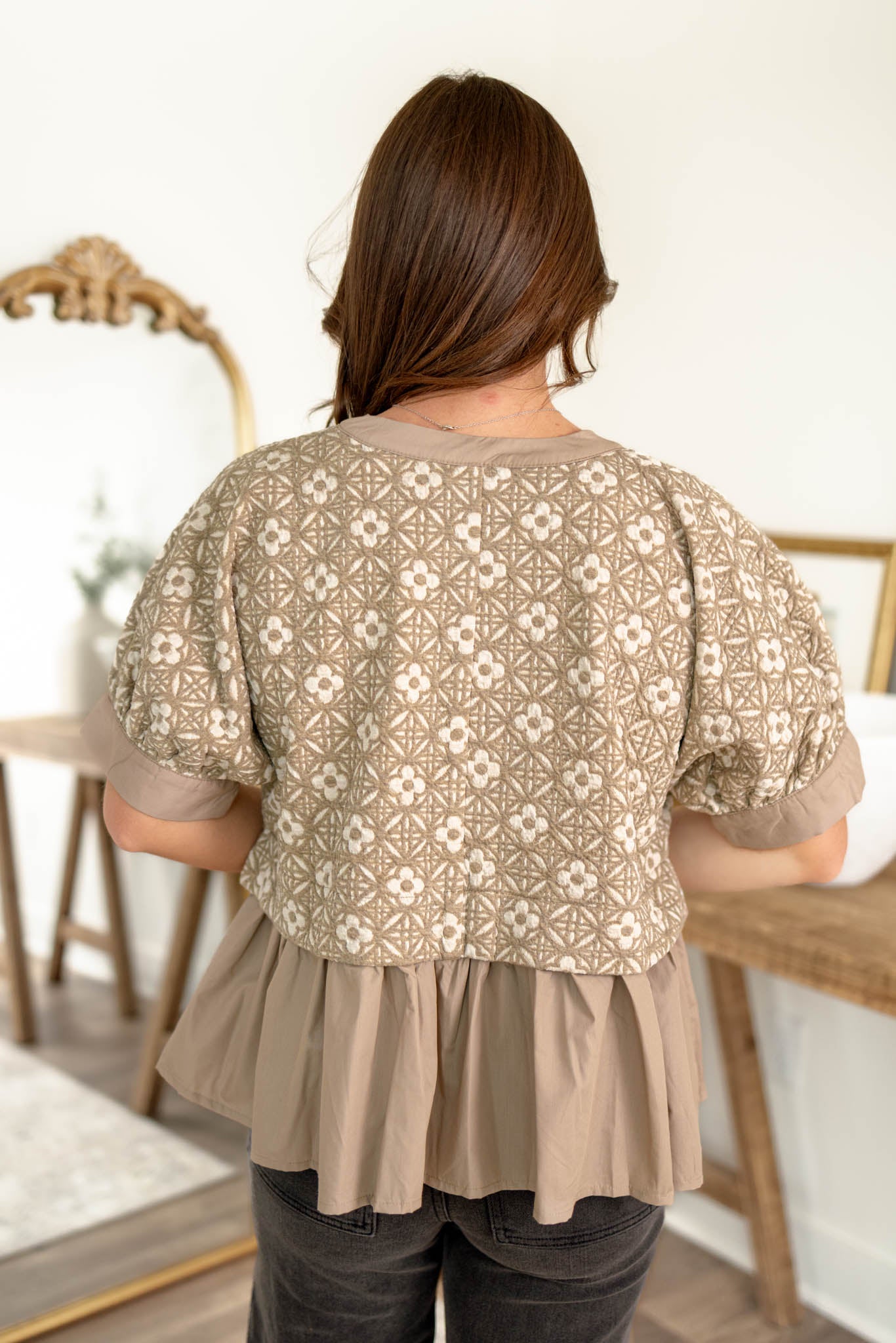 Nelly Blouse | Mocha