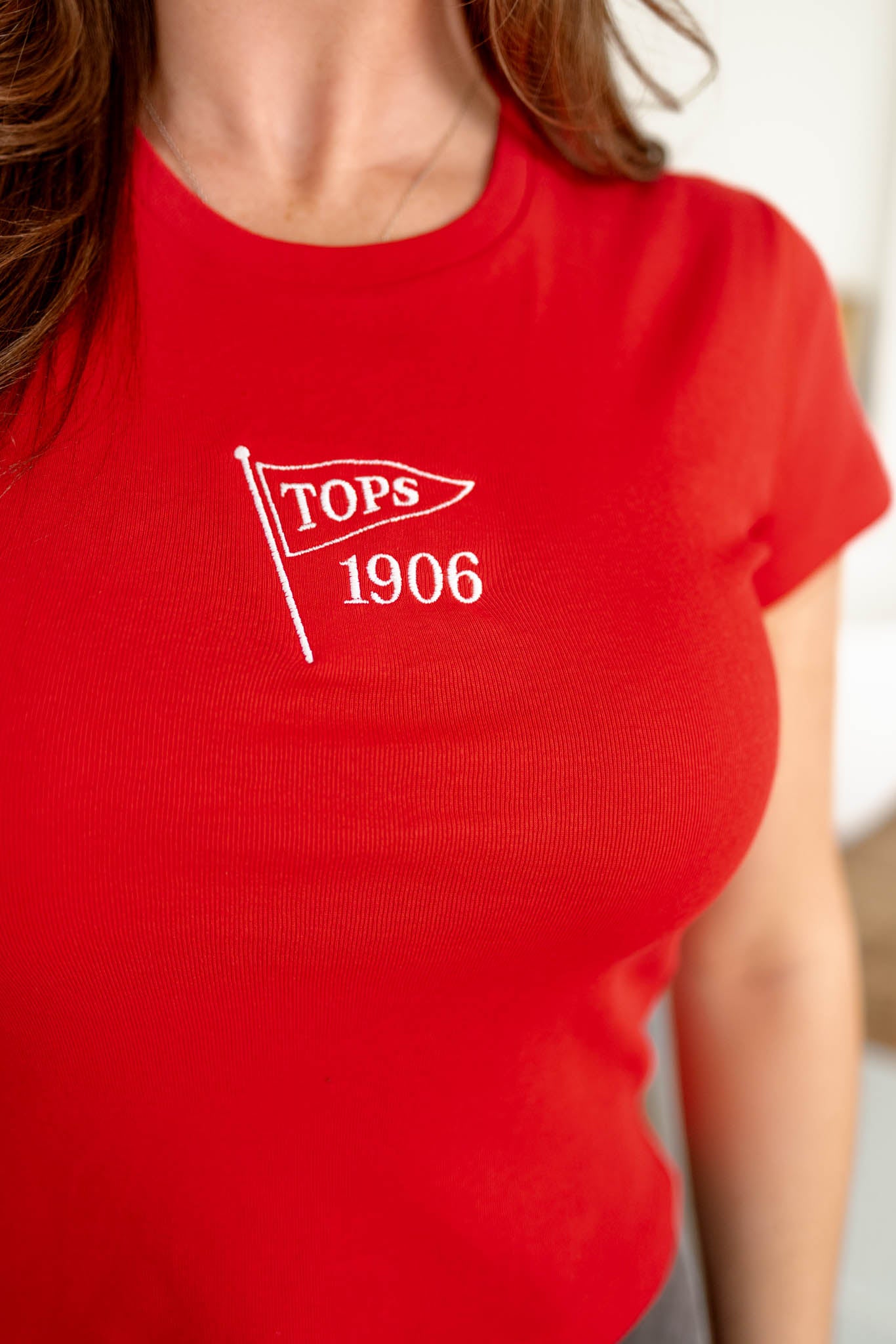 Tops Embroidered Tee
