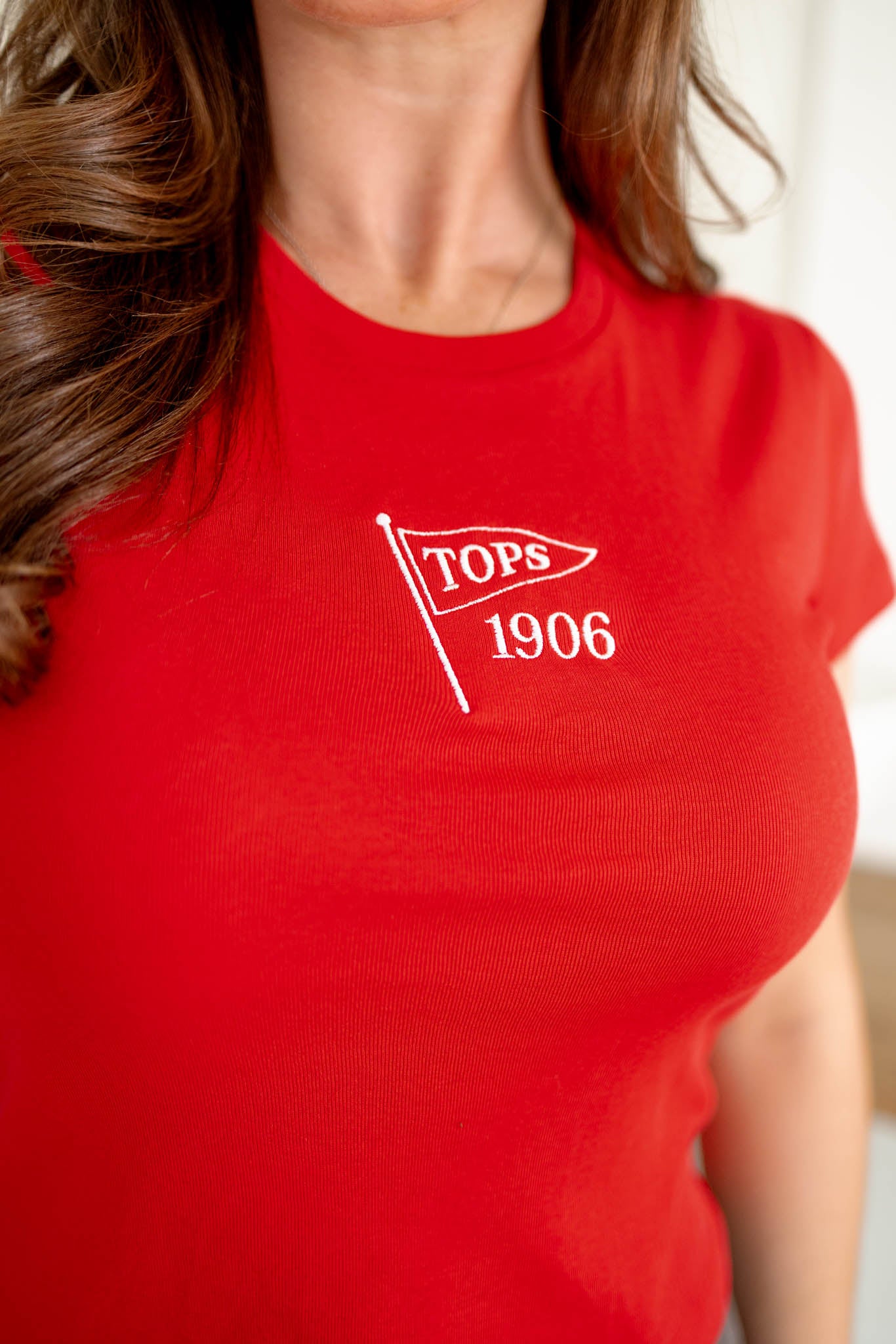Tops Embroidered Tee