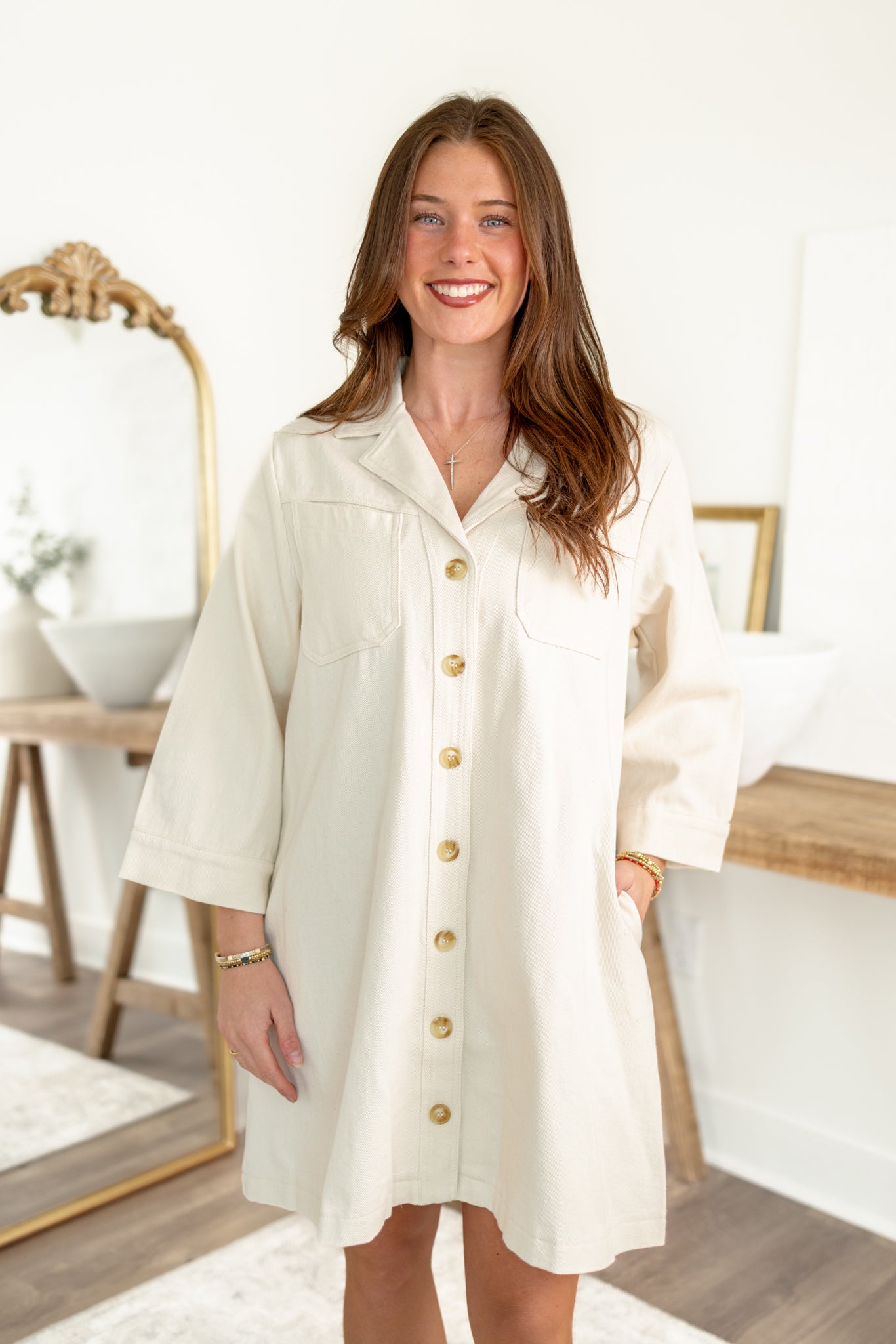 Roslyn Denim Dress